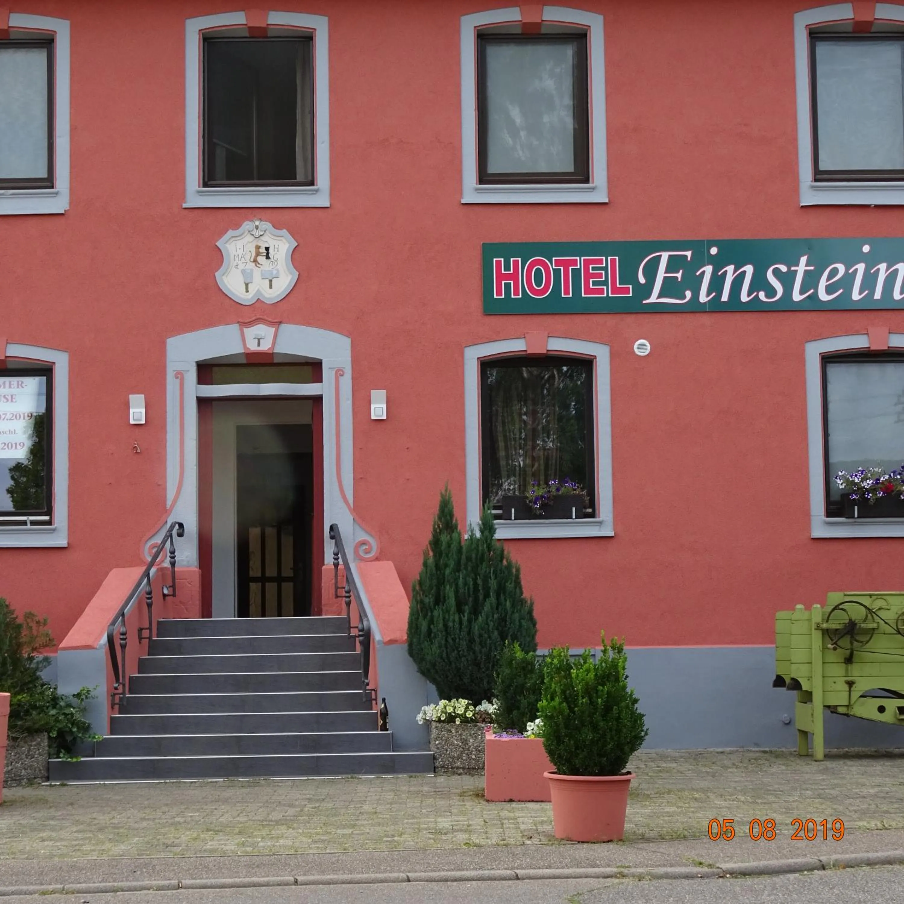 Facade/entrance in Hotel Einstein