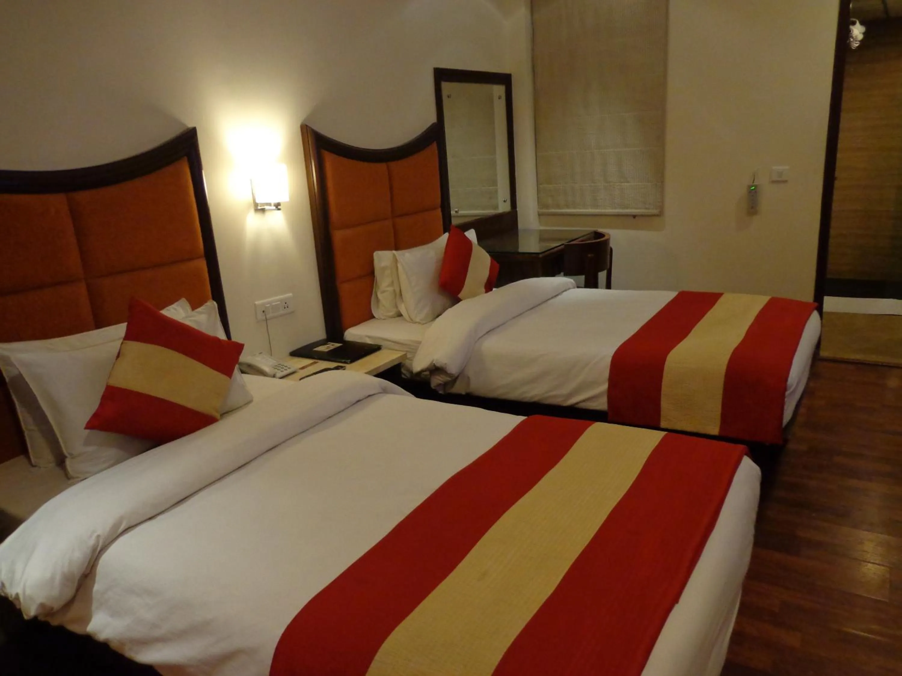 Bed in Hotel Aura - New Delhi Railway Station