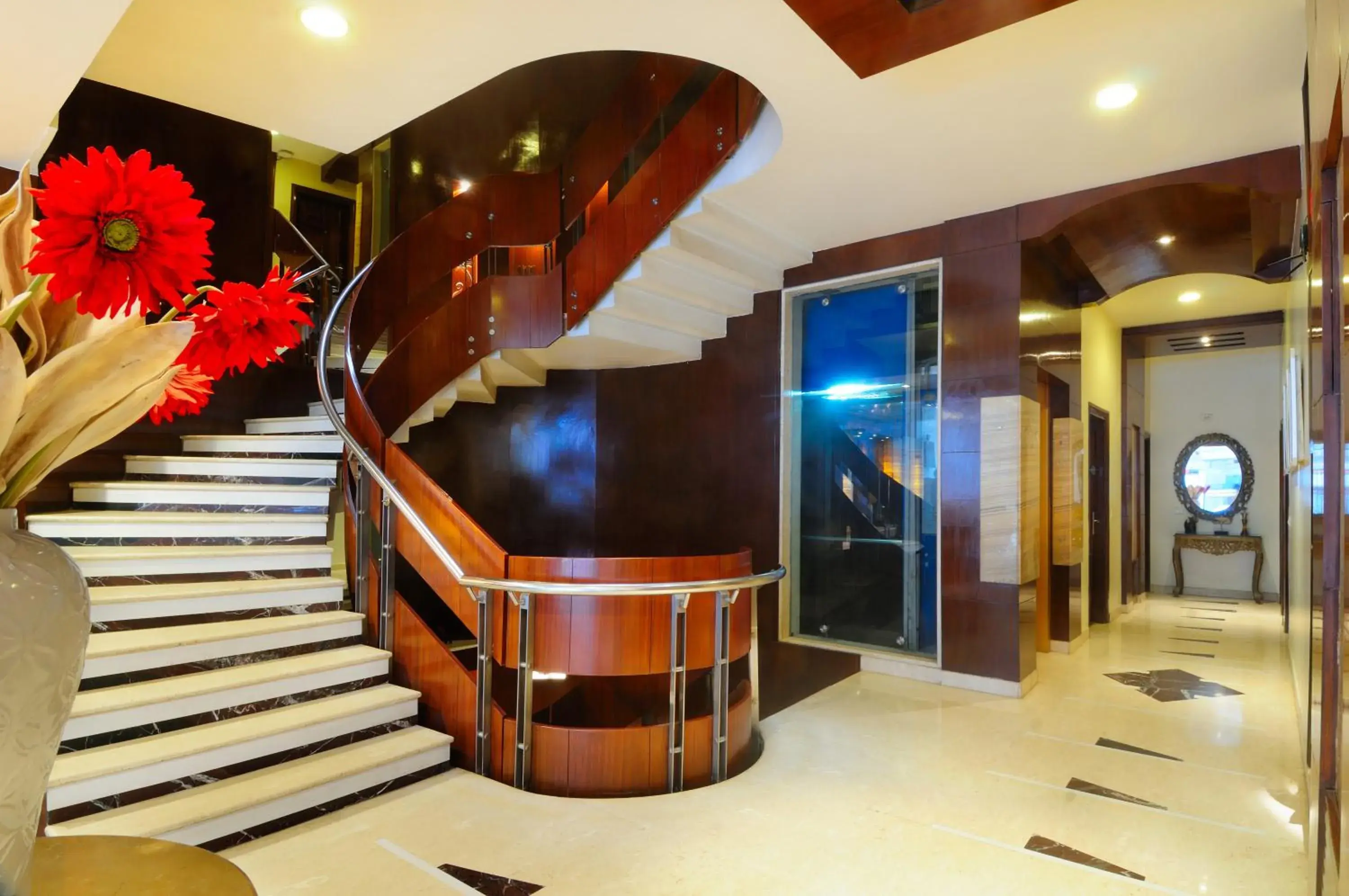 Lobby or reception in Hotel Aura Near Connaught Place Lobby or reception in Hotel Aura Near Connaught Place