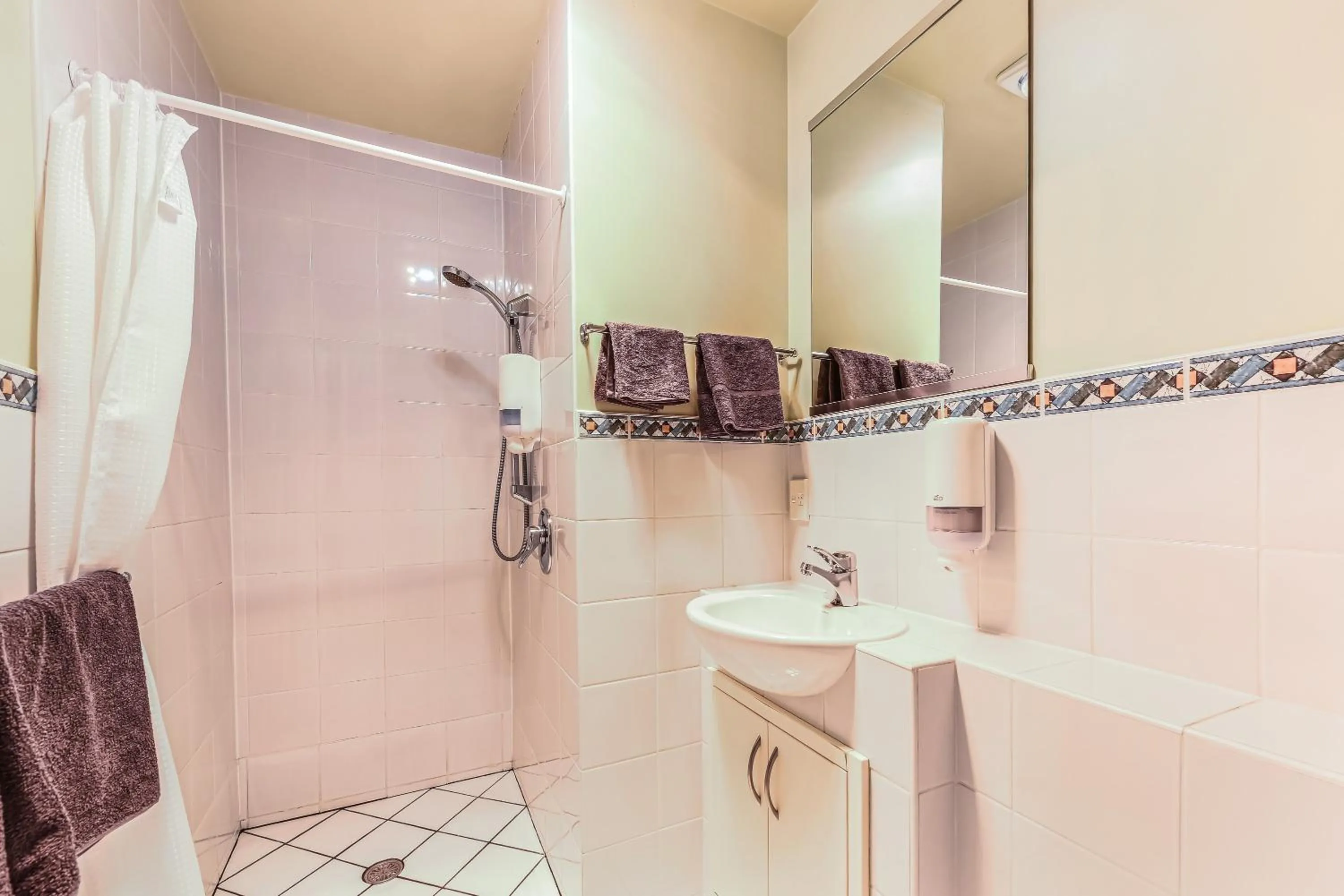 Shower in Boutique Motel