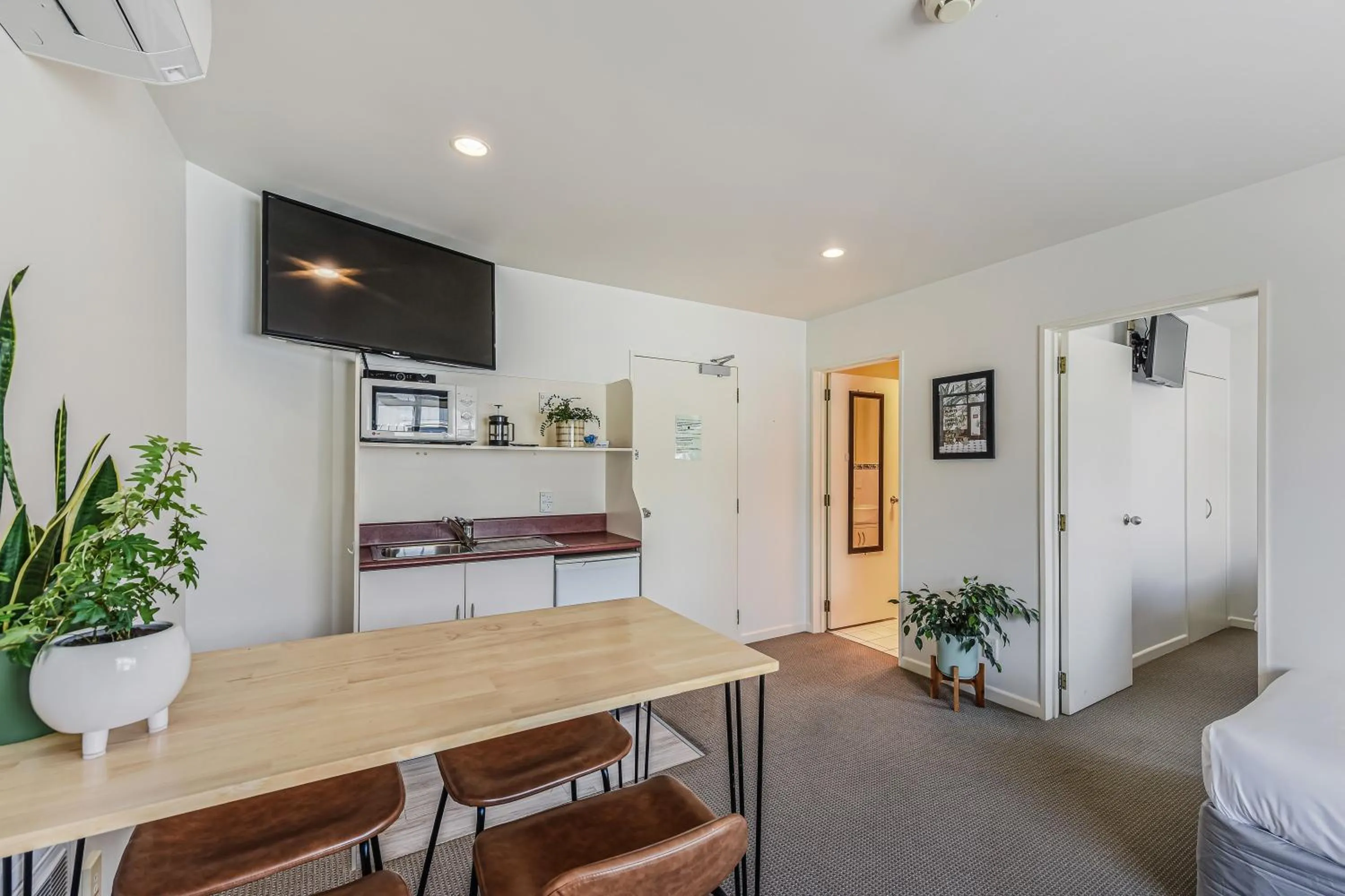 Kitchen or kitchenette in Boutique Motel