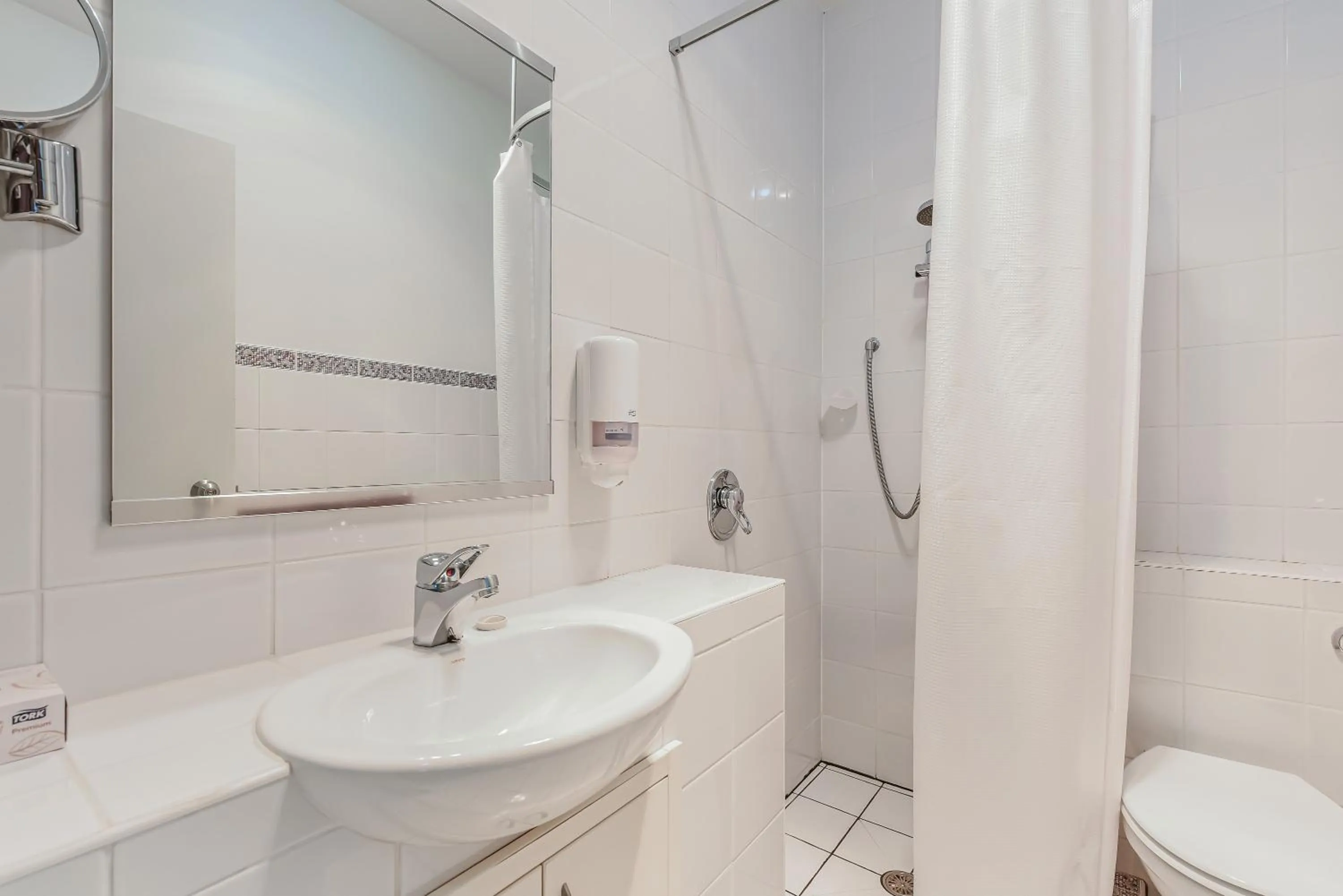 Shower in Boutique Motel