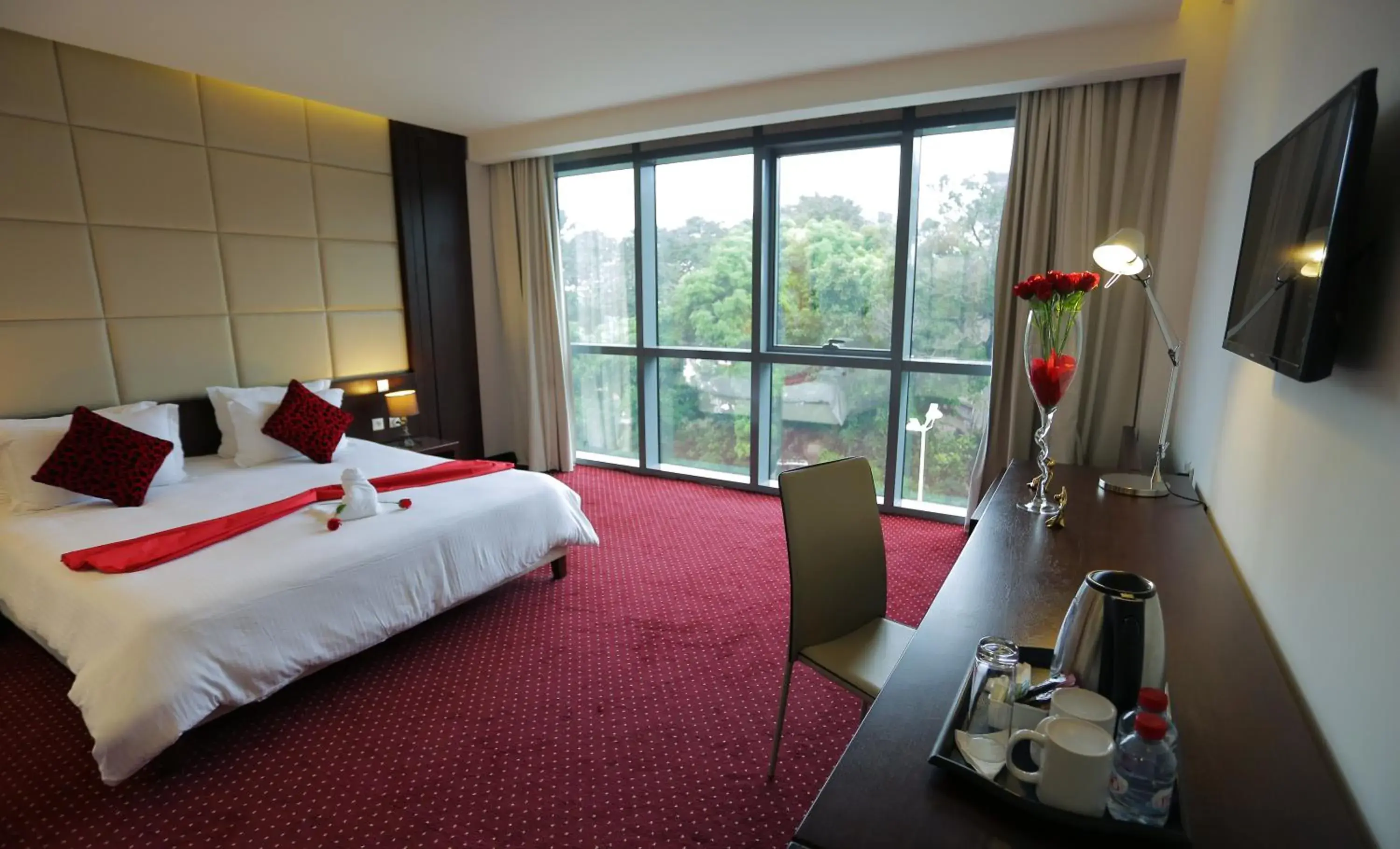 View (from property/room), Bed in GHS Hotel View (from property/room), Bed in GHS Hotel