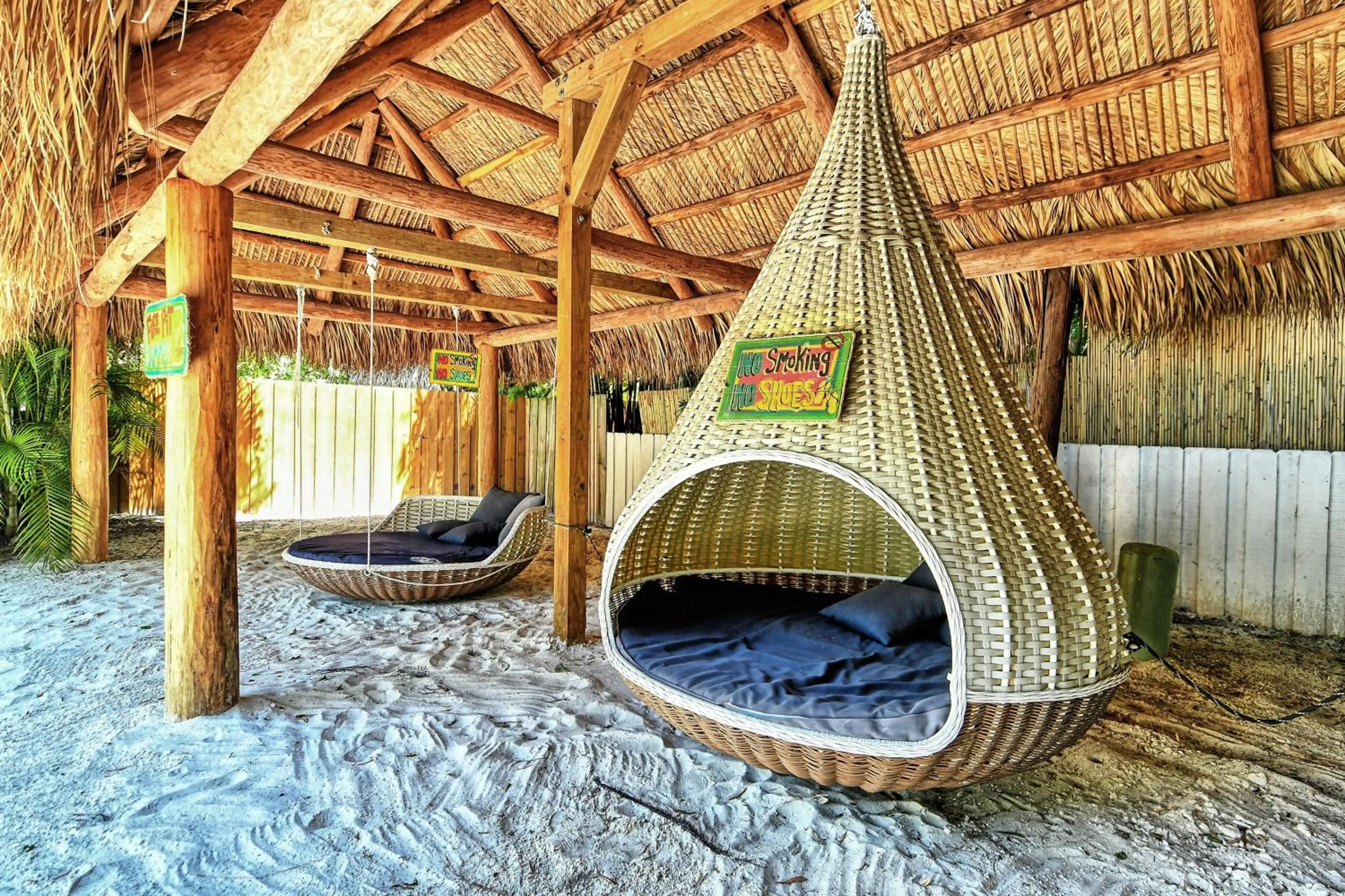 sunbed in Siesta Key Palms Resort