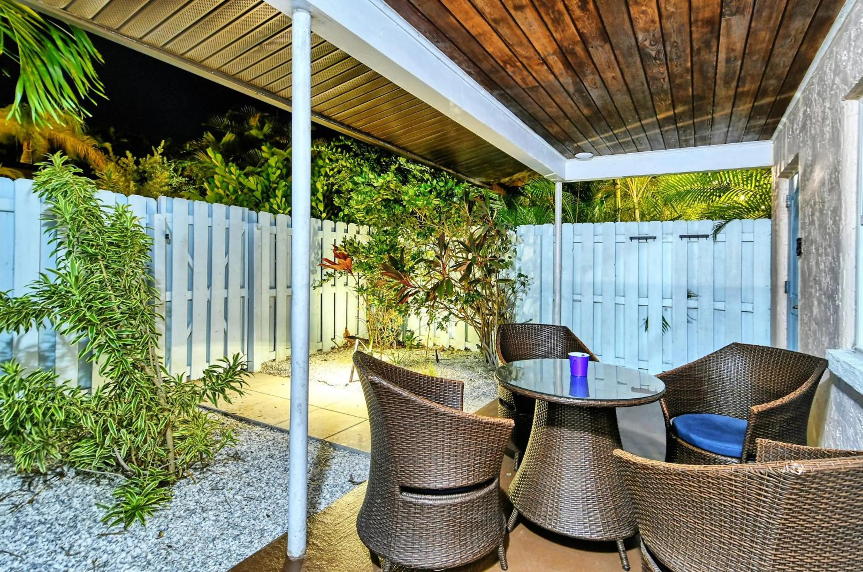 Patio in Siesta Key Palms Resort