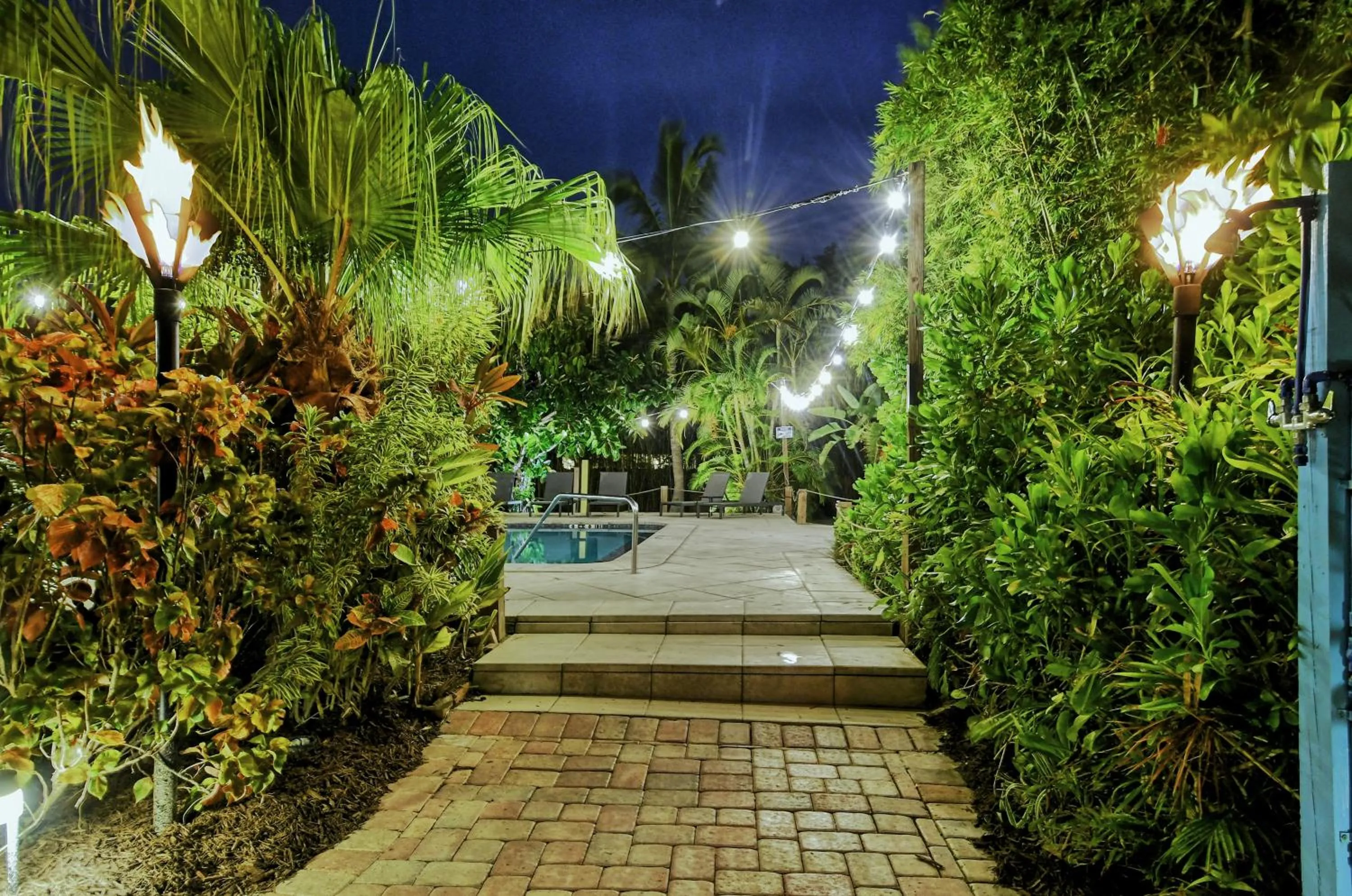 Night in Siesta Key Palms Resort