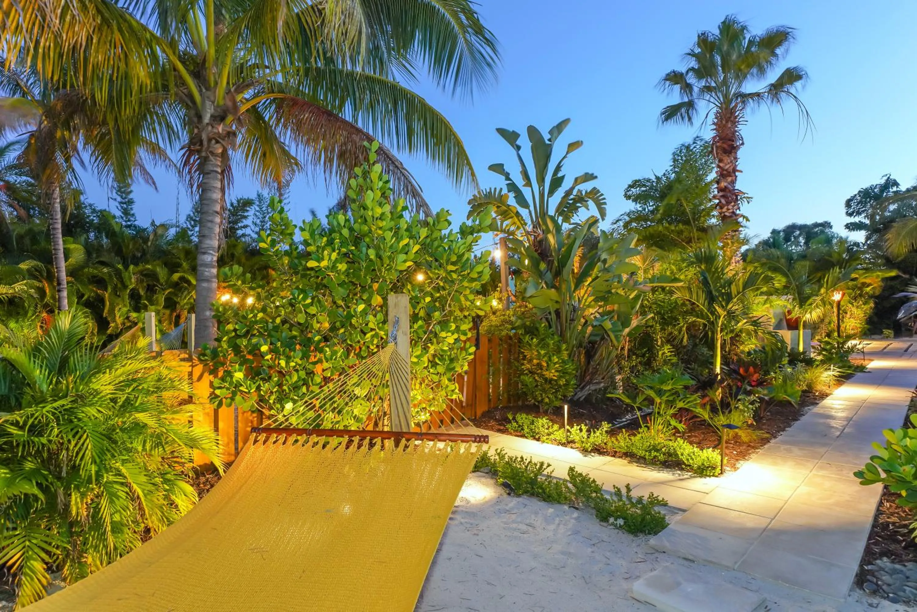 Night in Siesta Key Palms Resort