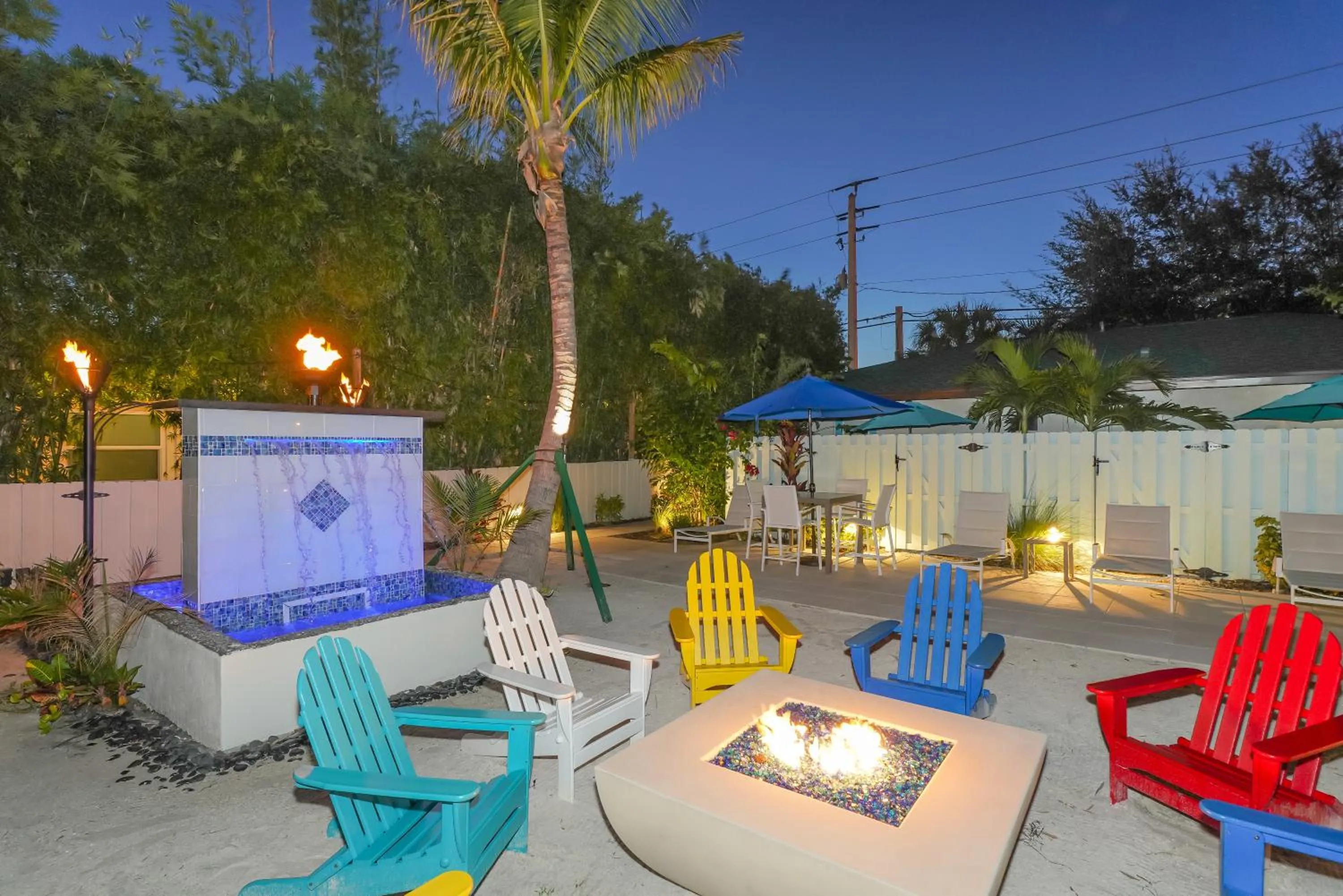 Night in Siesta Key Palms Resort