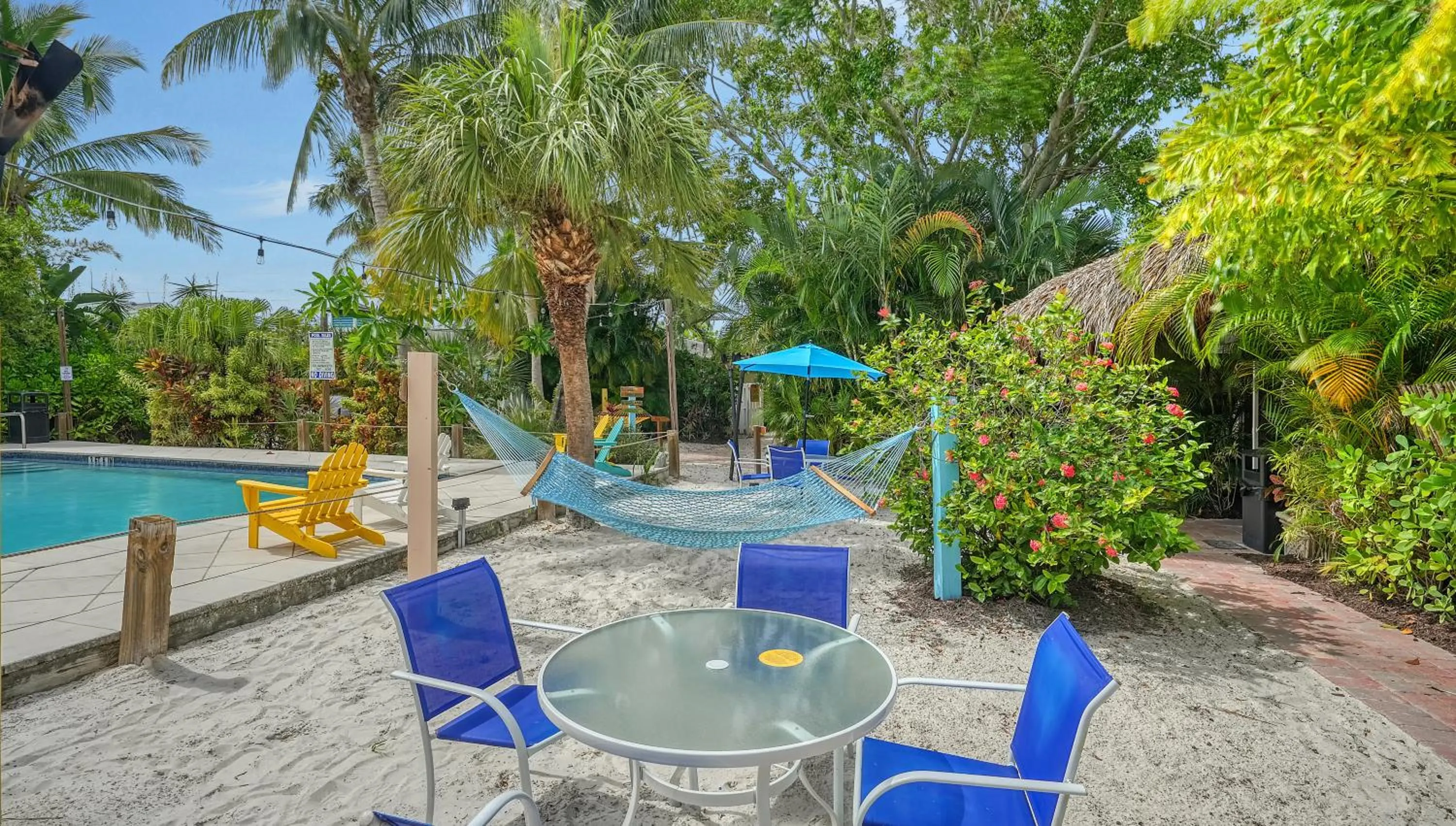 Patio in Siesta Key Palms Resort