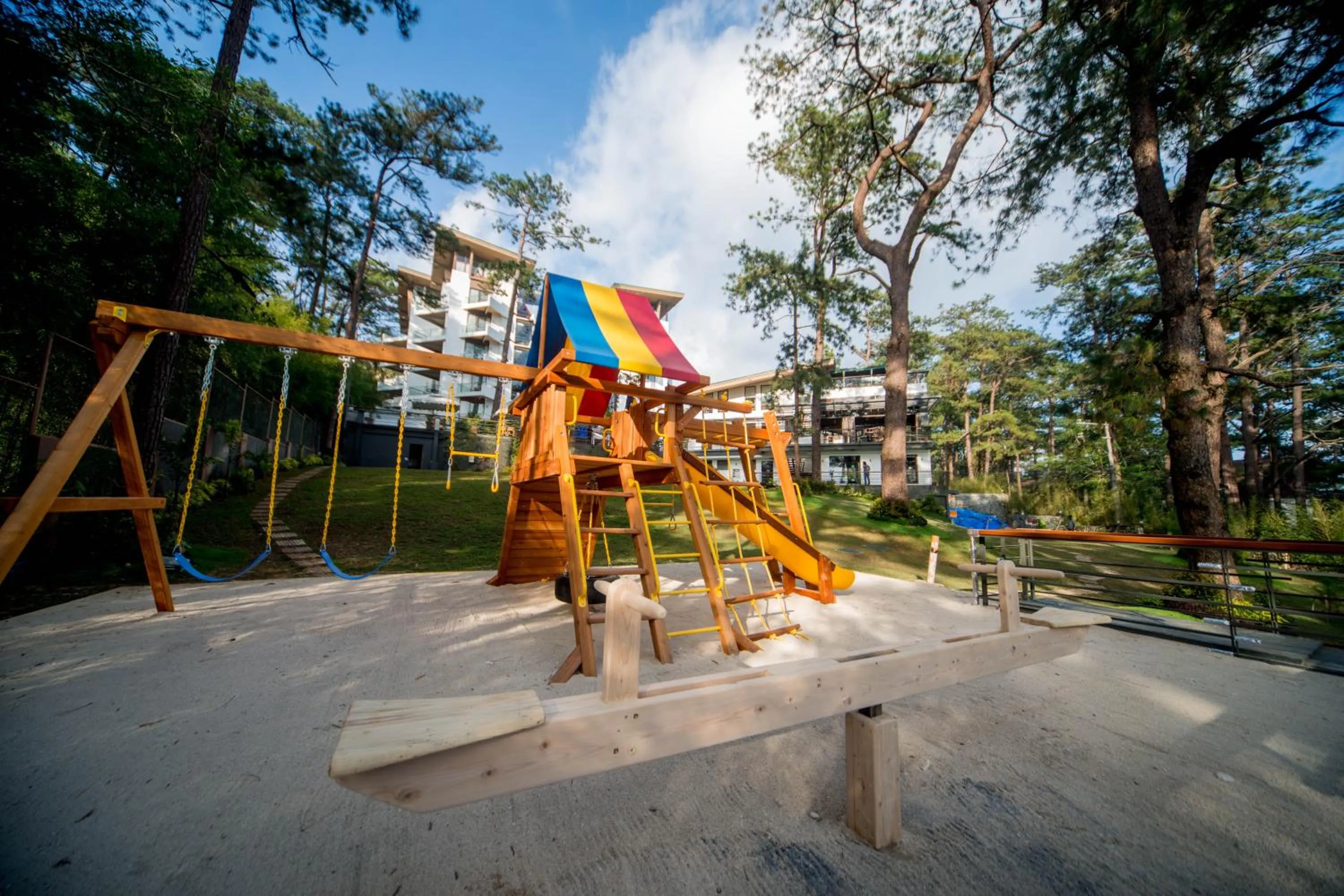 Children play ground in Grand Sierra Pines Baguio