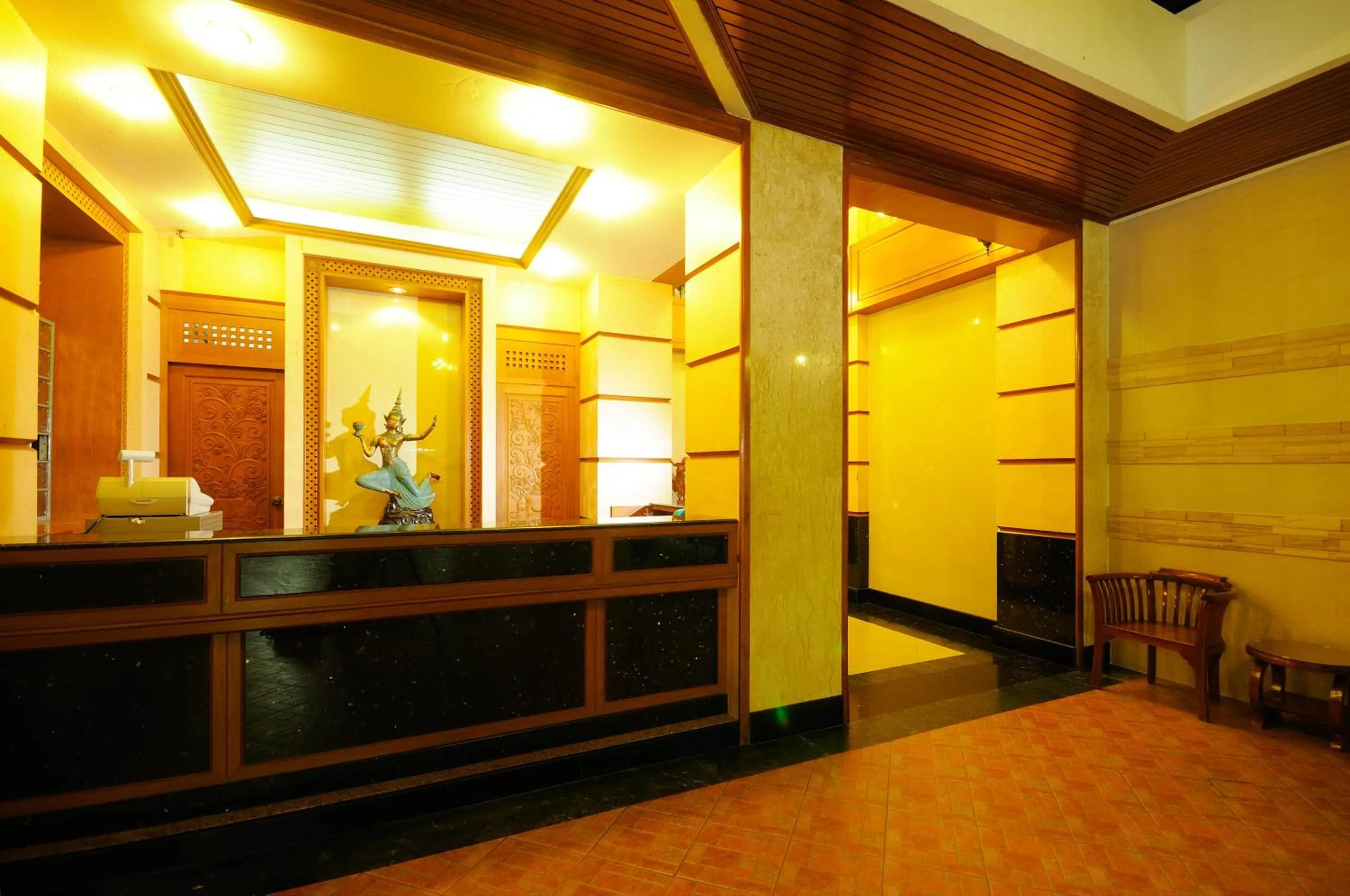 Decorative detail in Violet Tower at Khaosan Palace