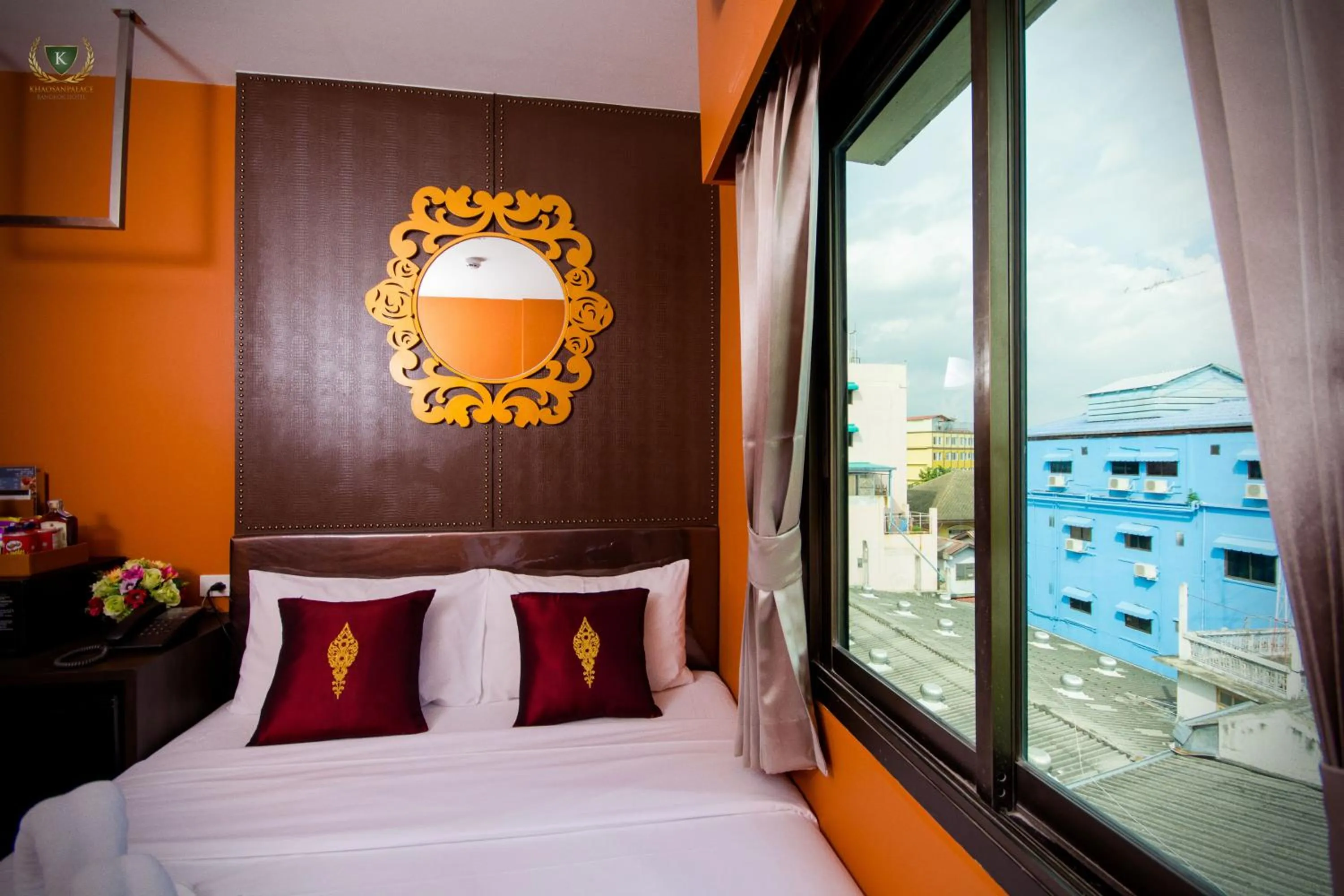 Bedroom, Bed in Violet Tower at Khaosan Palace