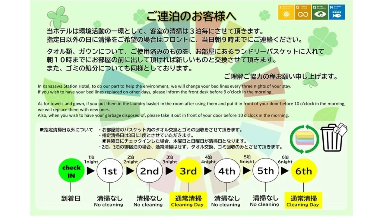 Photo of the whole room in Kanazawa Station Hotel