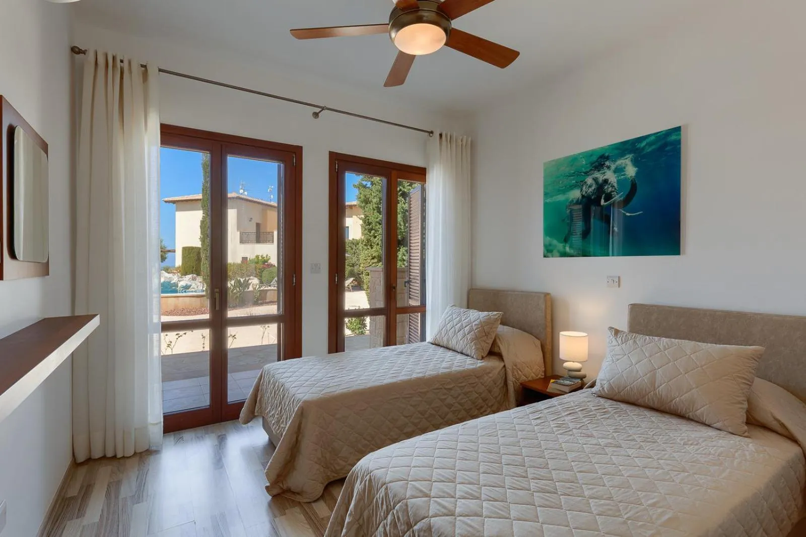 Bedroom, Bed in Aphrodite Hills Rentals - Apartments