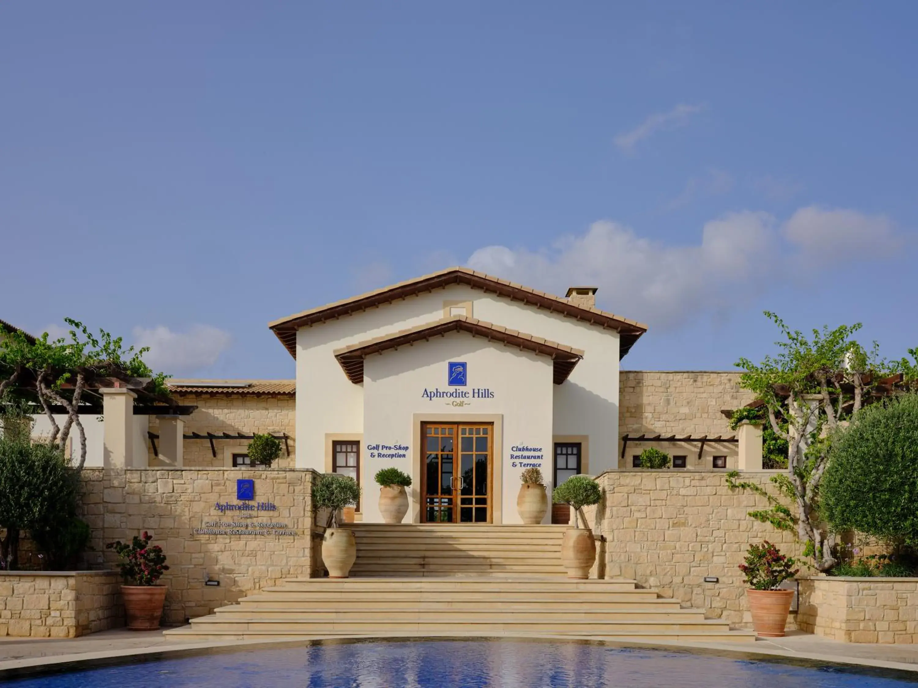 Property building in Aphrodite Hills Rentals - Apartments Property building in Aphrodite Hills Rentals - Apartments