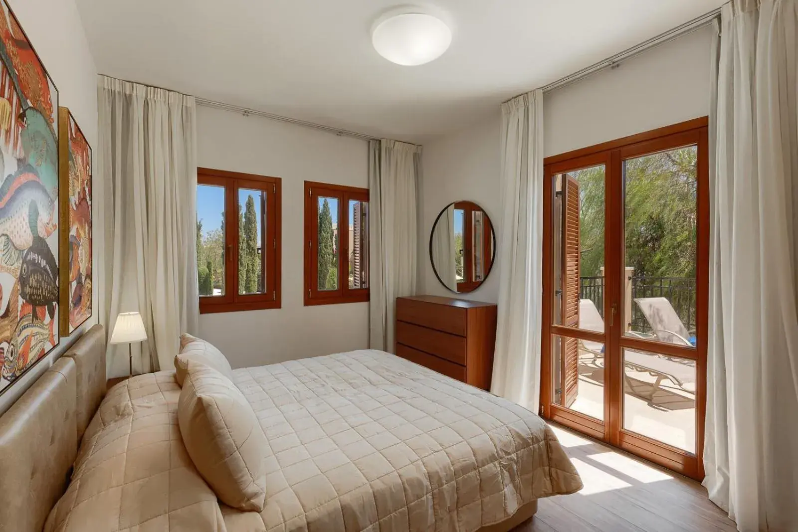 Bedroom, Bed in Aphrodite Hills Rentals - Apartments Bedroom, Bed in Aphrodite Hills Rentals - Apartments
