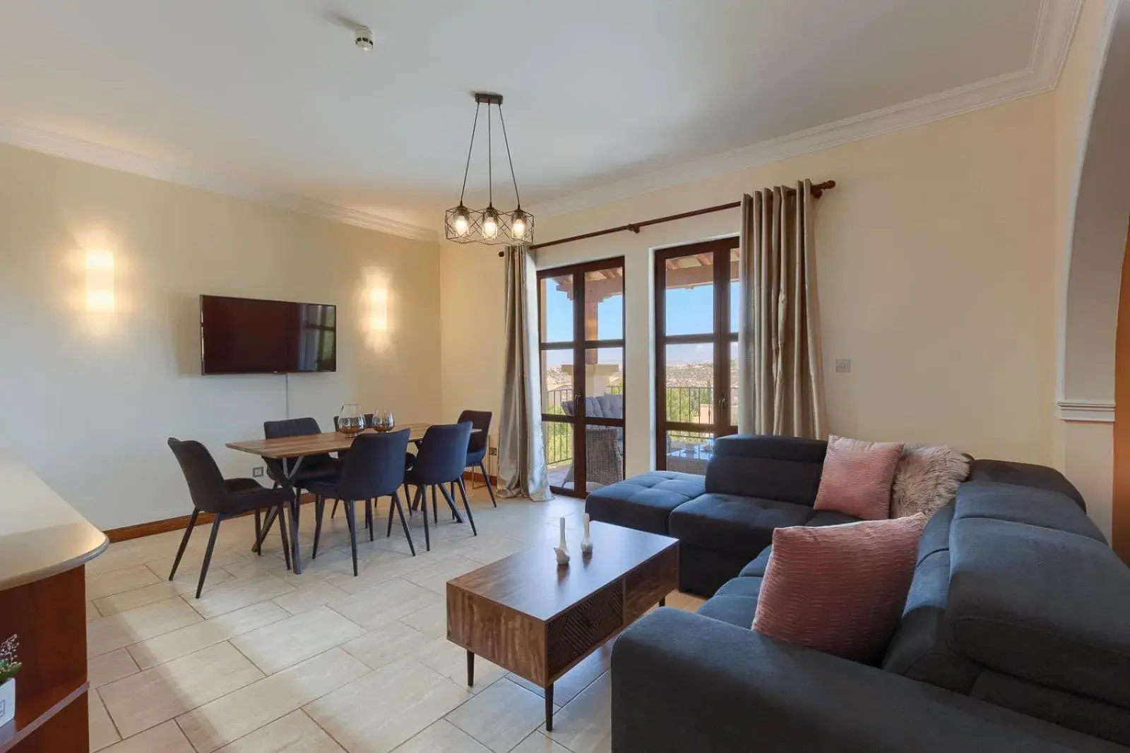 Living room in Aphrodite Hills Rentals - Apartments Living room in Aphrodite Hills Rentals - Apartments
