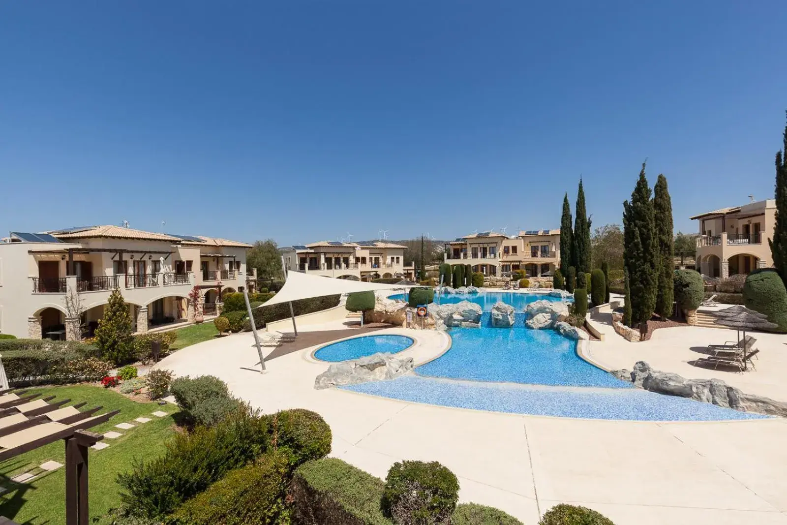 Swimming pool in Aphrodite Hills Rentals - Apartments Swimming pool in Aphrodite Hills Rentals - Apartments