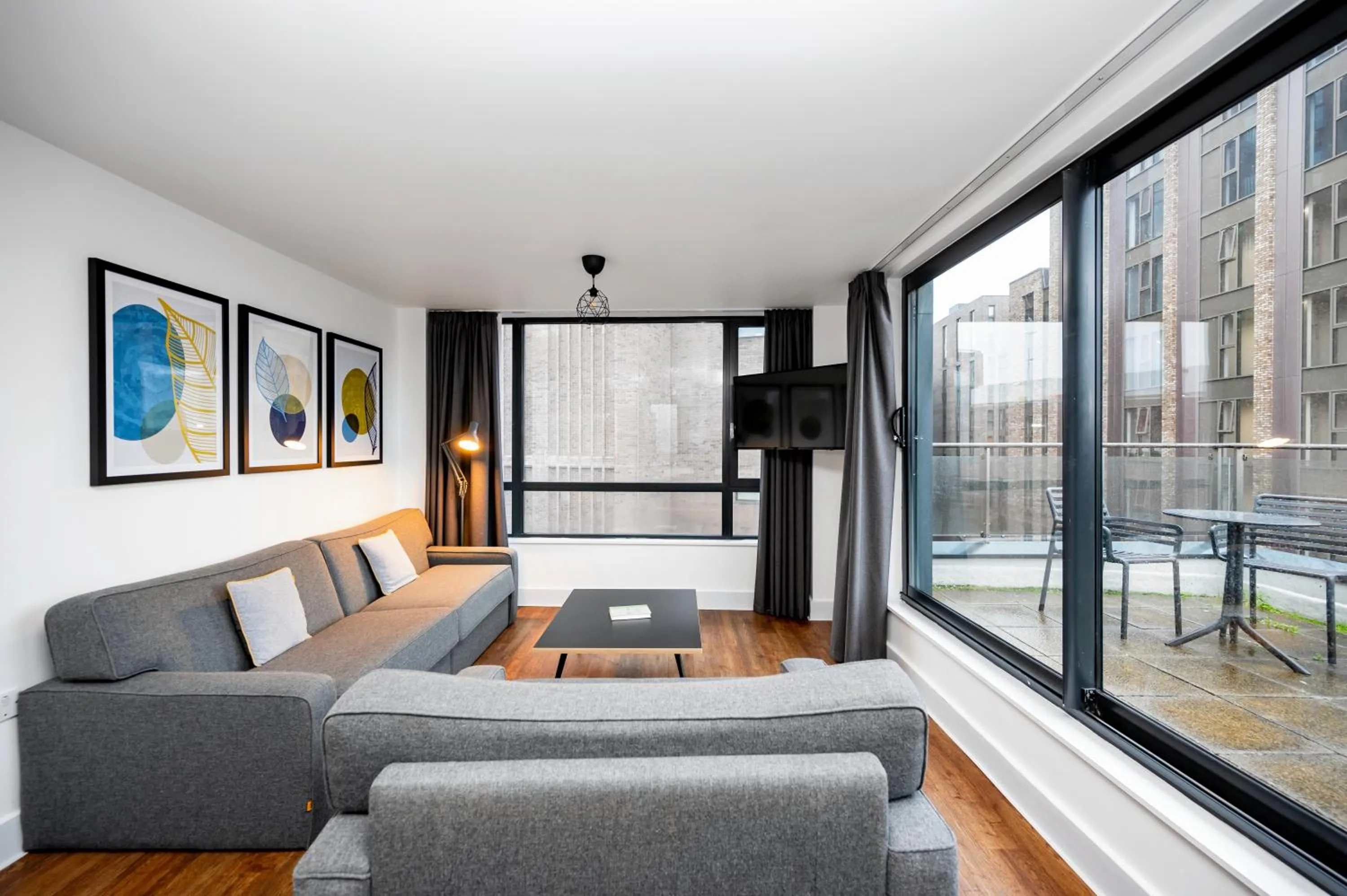 Living room in Staycity Aparthotels Liverpool City Centre