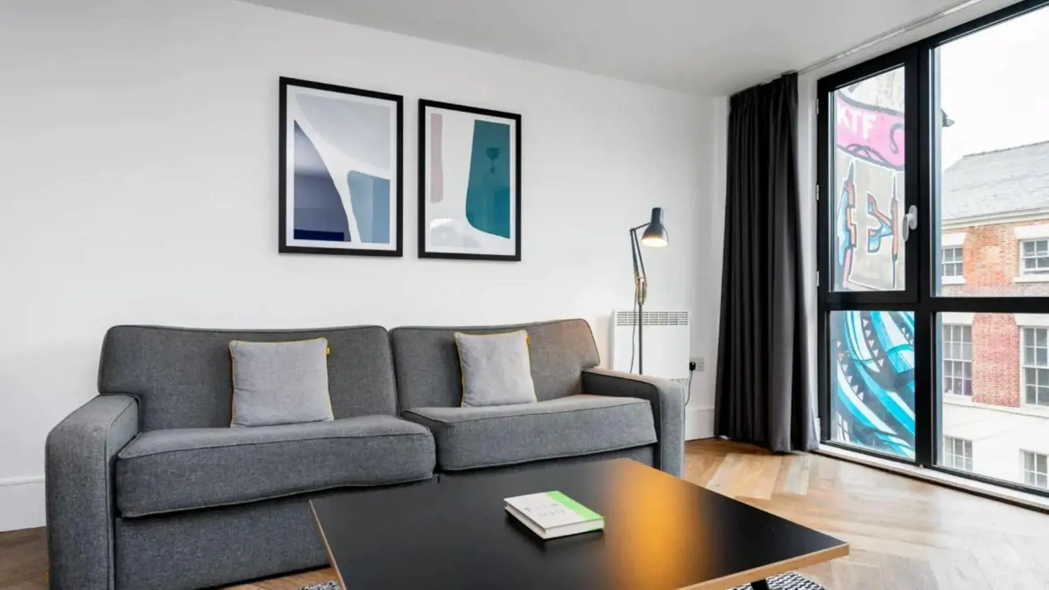 Living room in Staycity Aparthotels Liverpool City Centre Living room in Staycity Aparthotels Liverpool City Centre