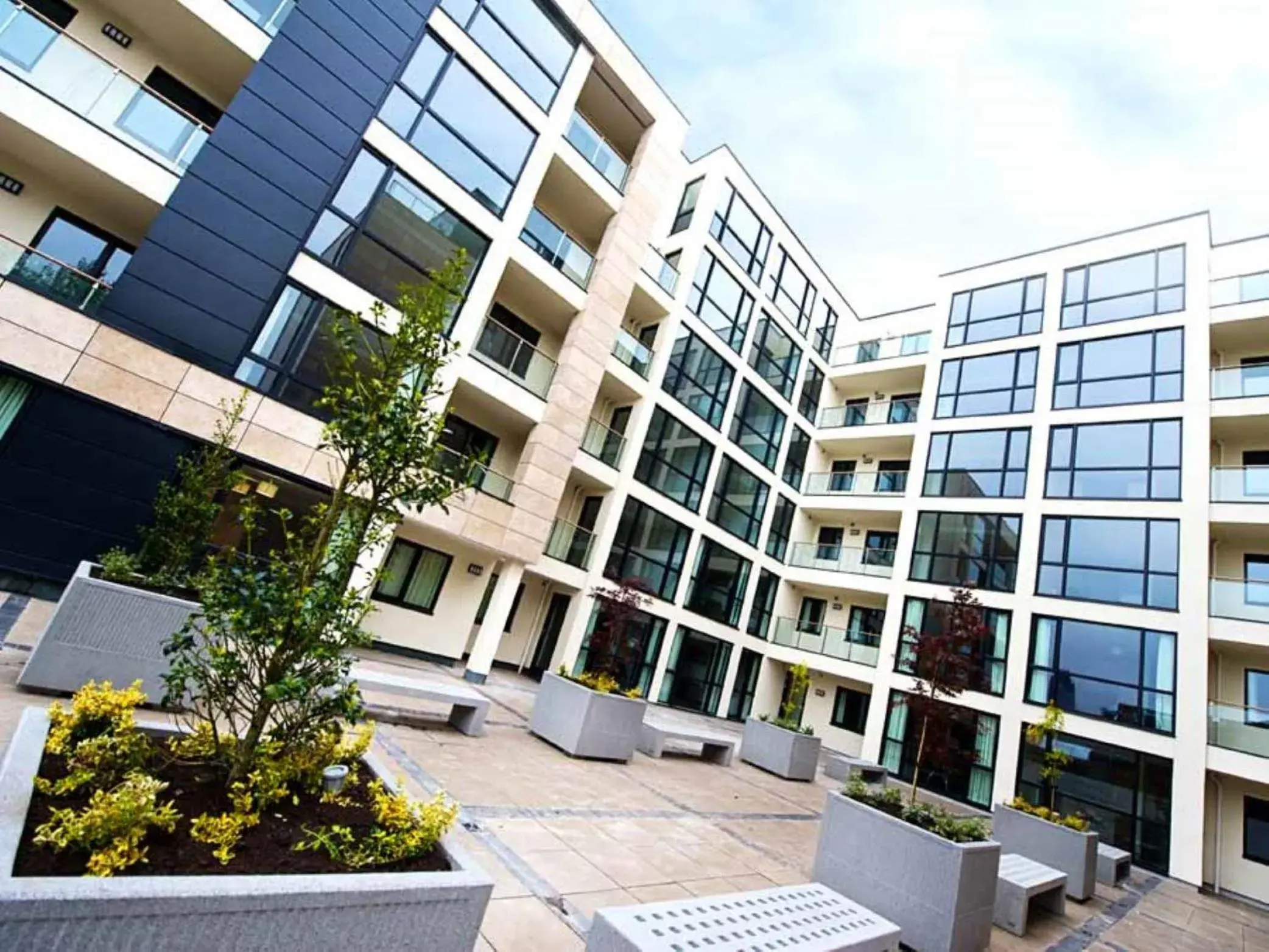 Inner courtyard view in Staycity Aparthotels Liverpool City Centre Inner courtyard view in Staycity Aparthotels Liverpool City Centre
