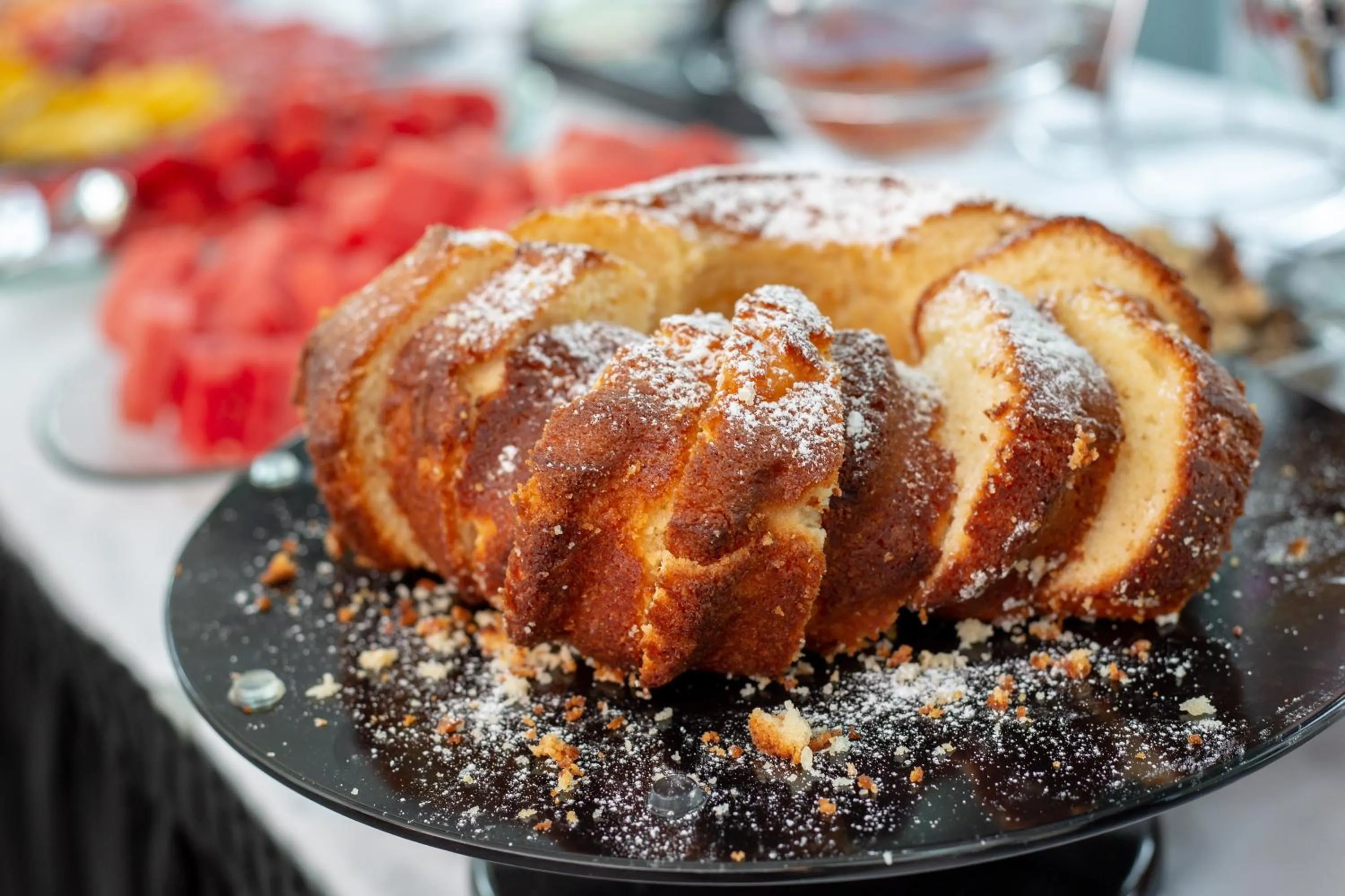Buffet breakfast in Dancing House - Tančící dům hotel