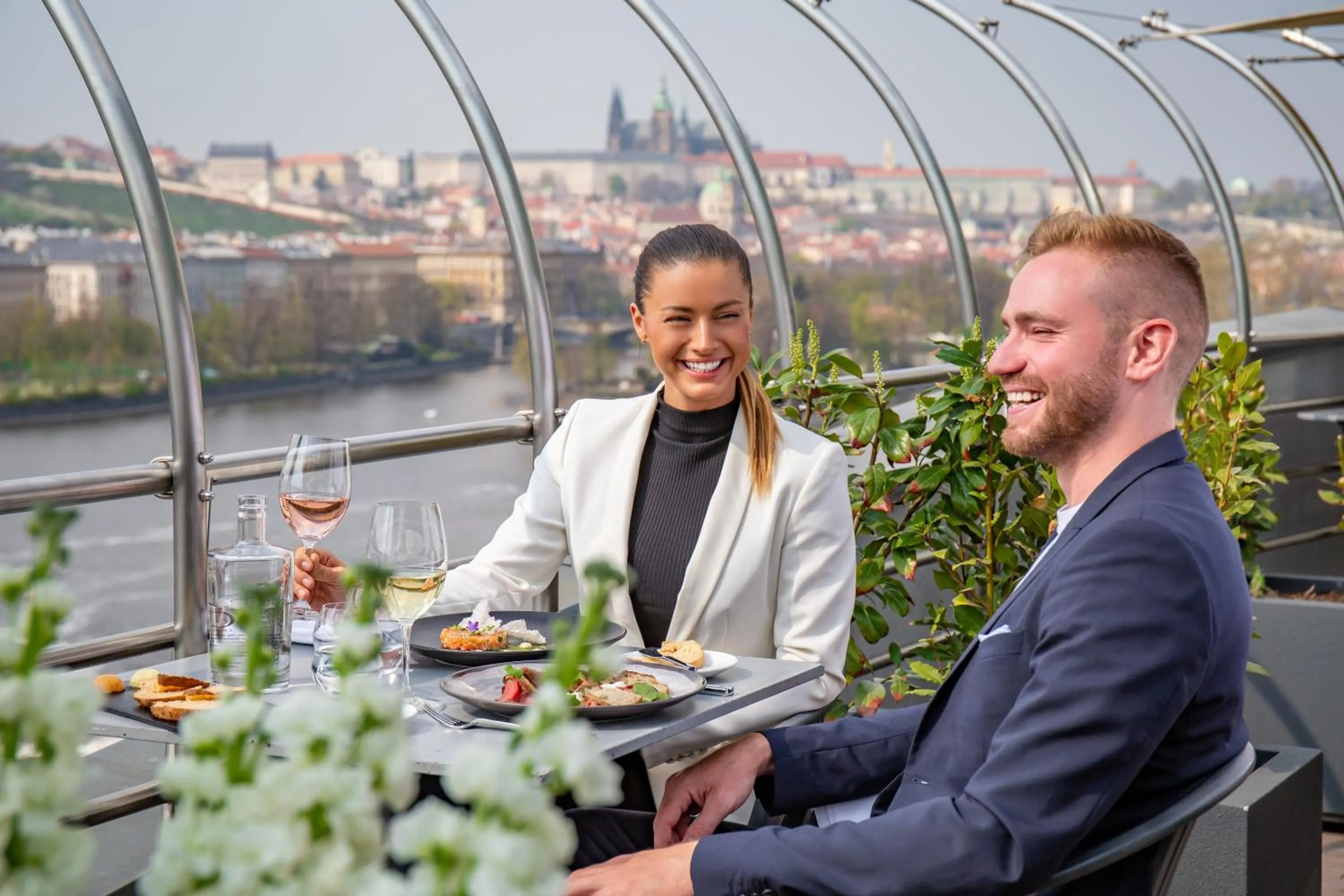 Balcony/Terrace in Dancing House - Tančící dům hotel