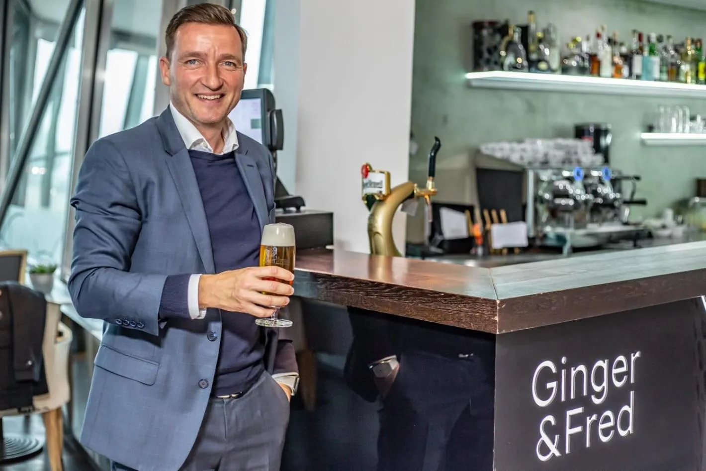 Lounge or bar in Dancing House - Tančící dům hotel