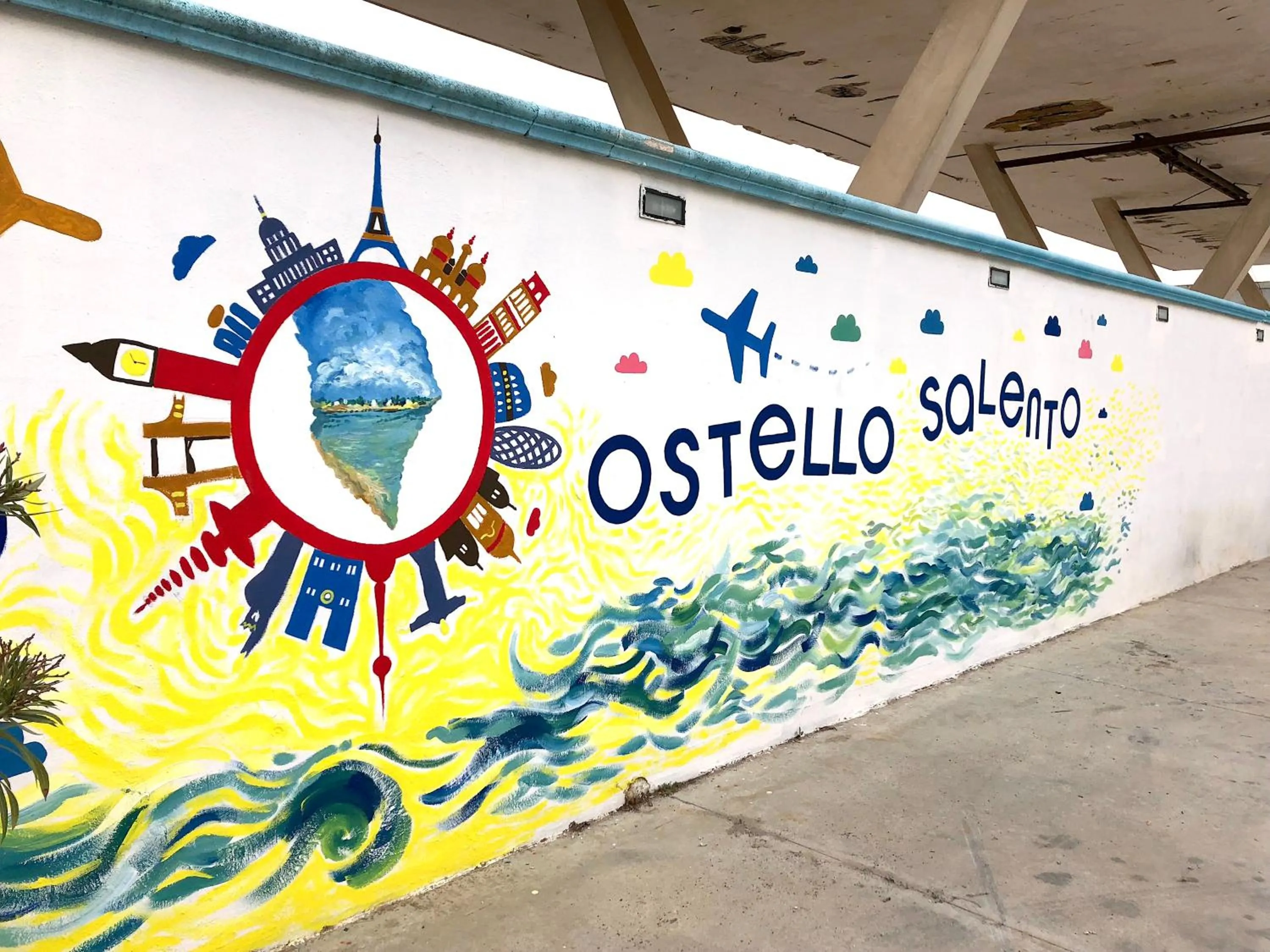 Patio in Ostello Salento