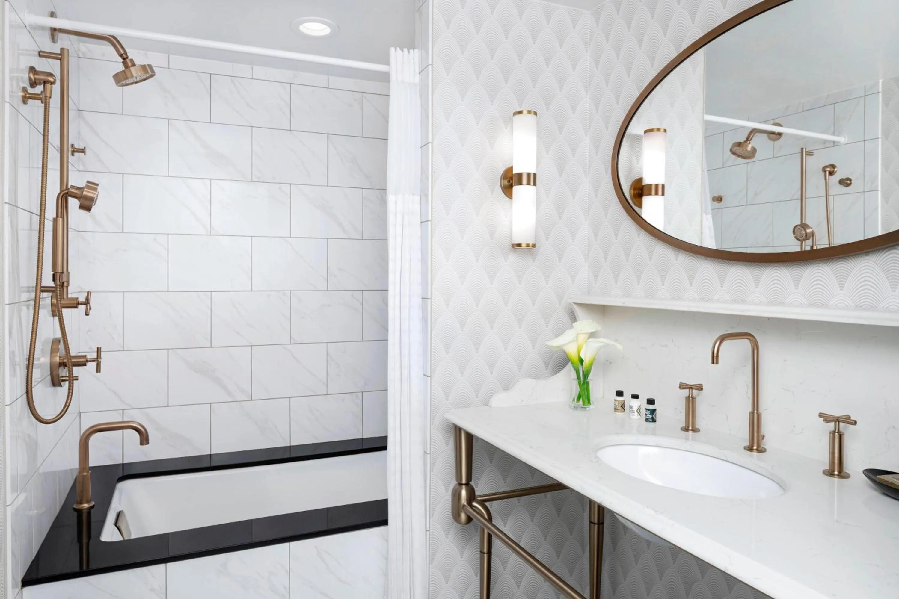 Bathroom in Hotel LeVeque, Autograph Collection