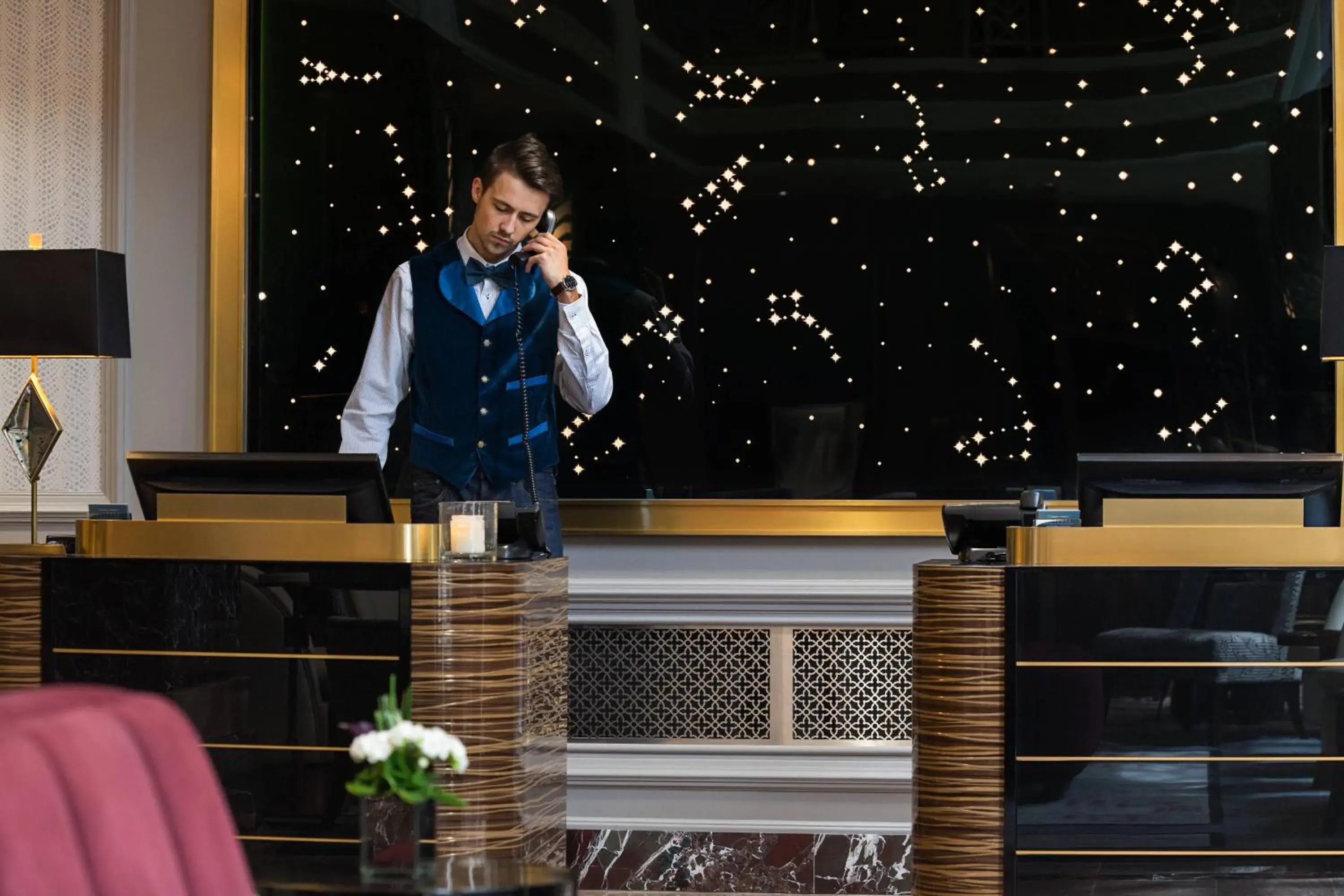 Lobby or reception in Hotel LeVeque, Autograph Collection Lobby or reception in Hotel LeVeque, Autograph Collection