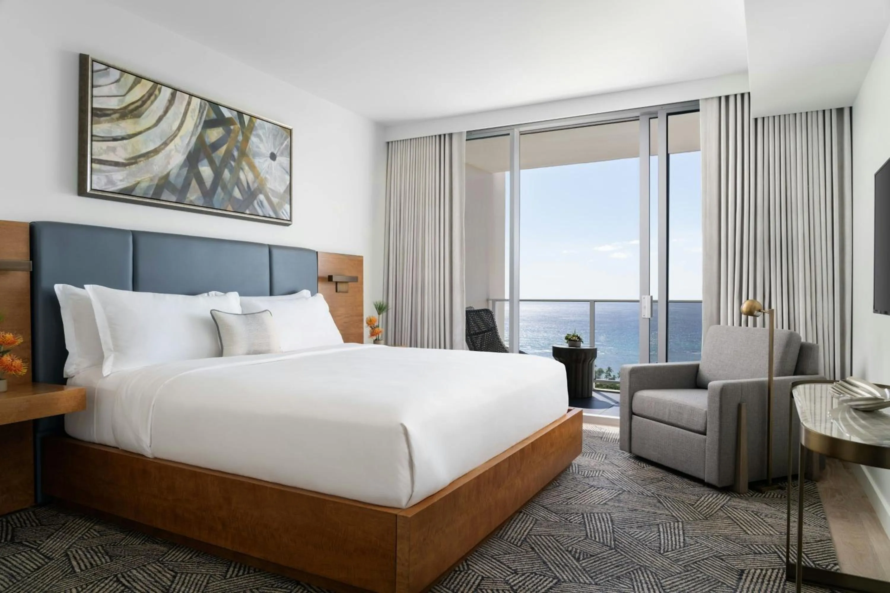 Photo of the whole room, Bed in The Ritz-Carlton Residences, Waikiki Beach Hotel
