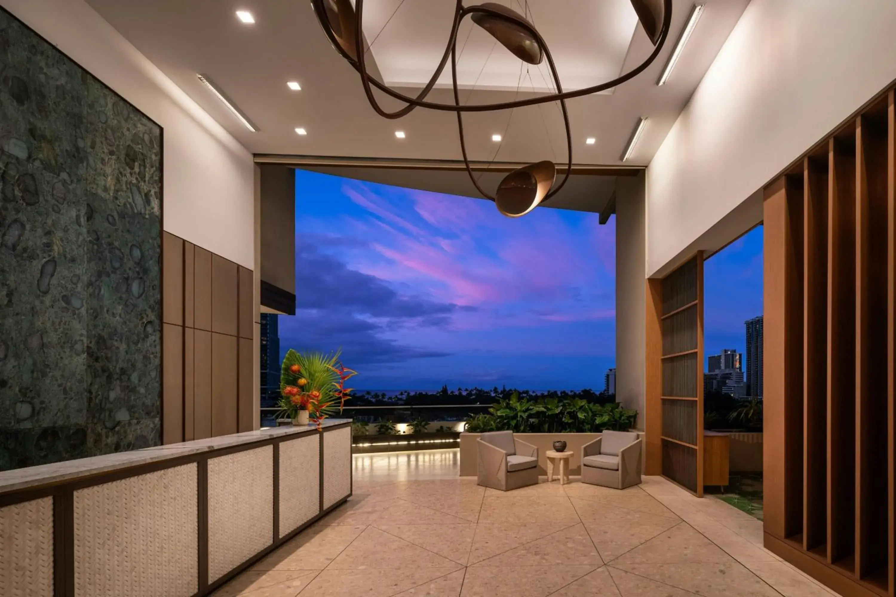 Lobby or reception in The Ritz-Carlton Residences, Waikiki Beach Hotel Lobby or reception in The Ritz-Carlton Residences, Waikiki Beach Hotel