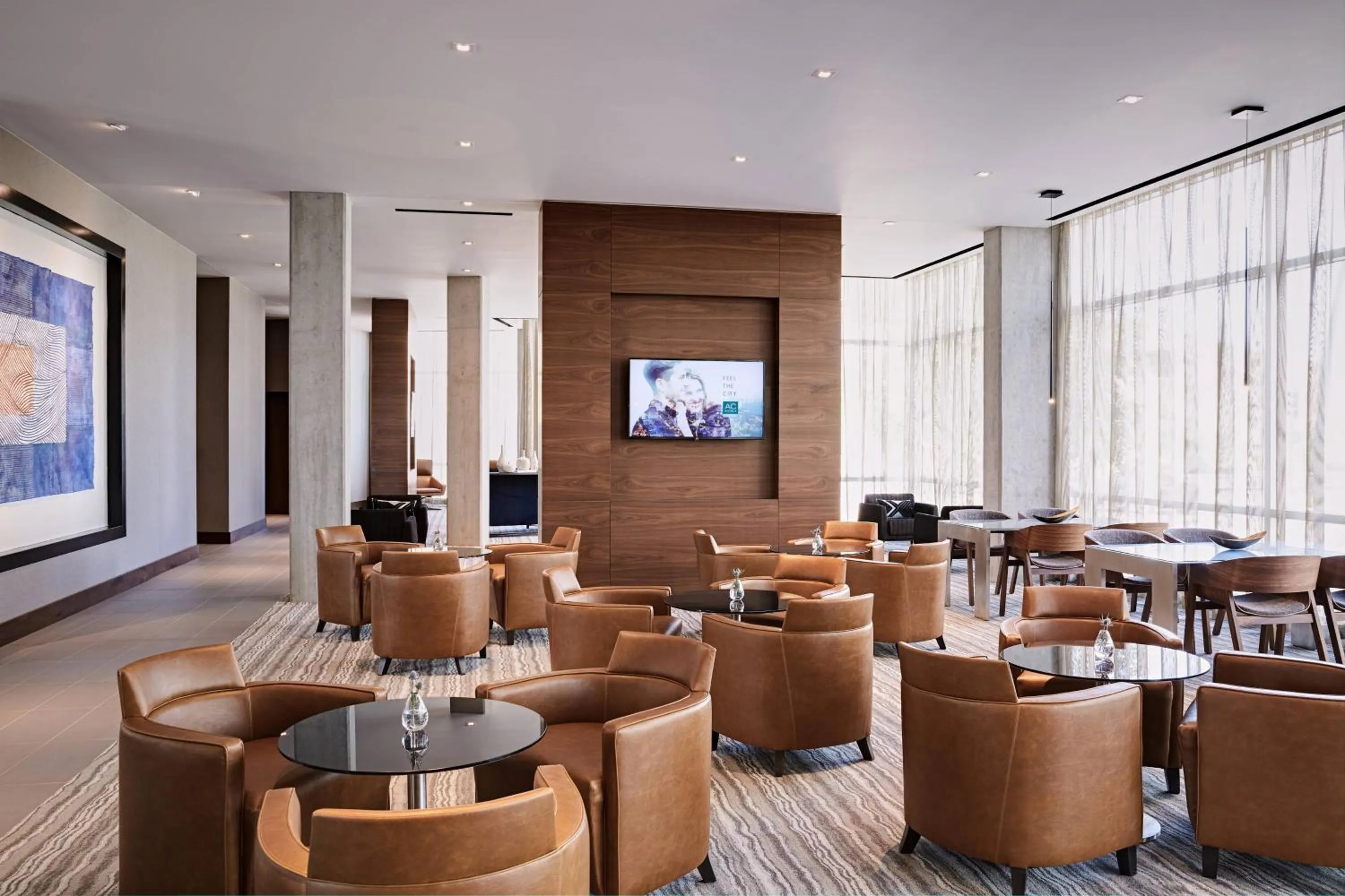 Lounge or bar in AC Hotel by Marriott Phoenix Tempe/Downtown