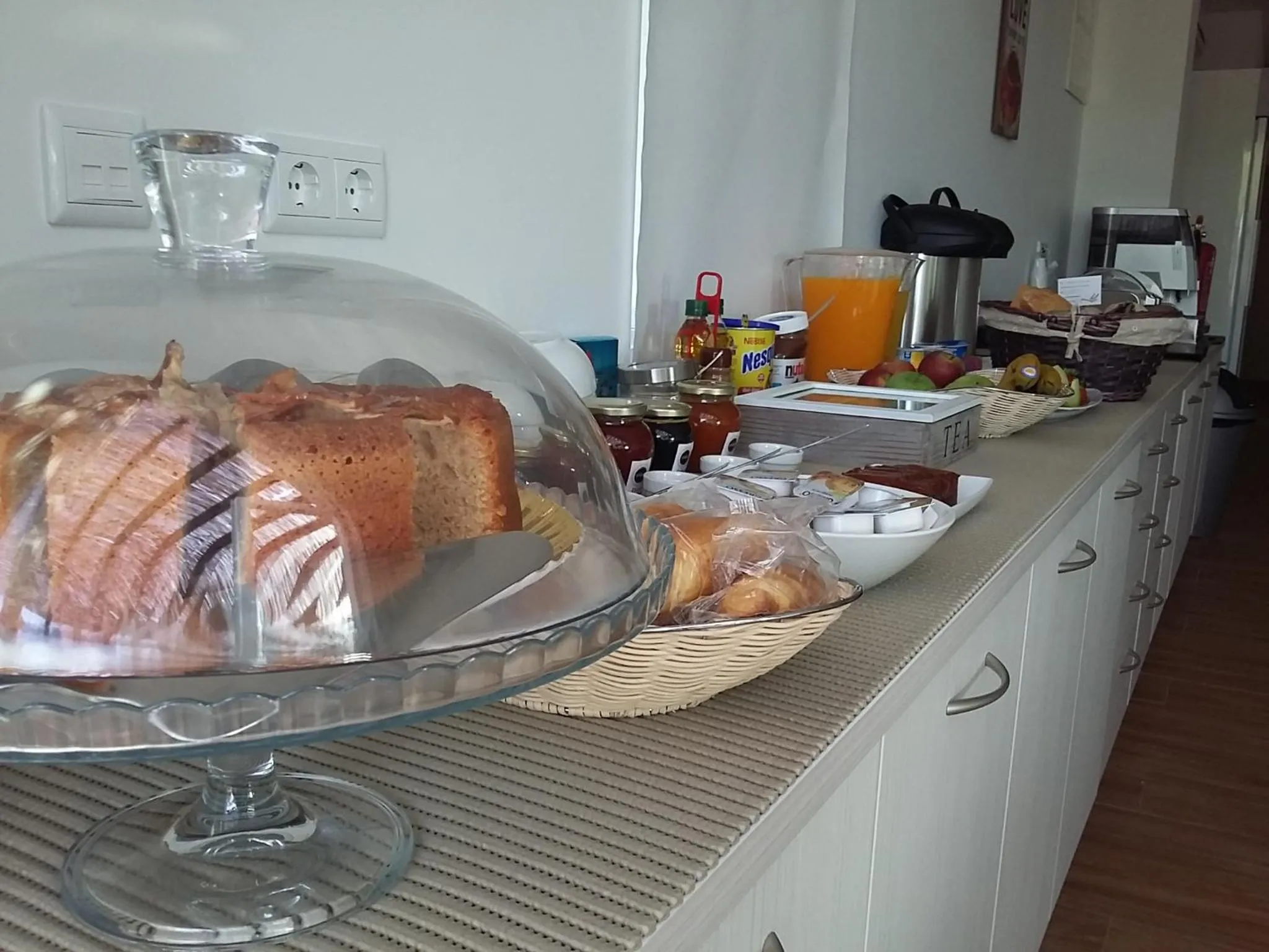 Continental breakfast in Tavira Monte