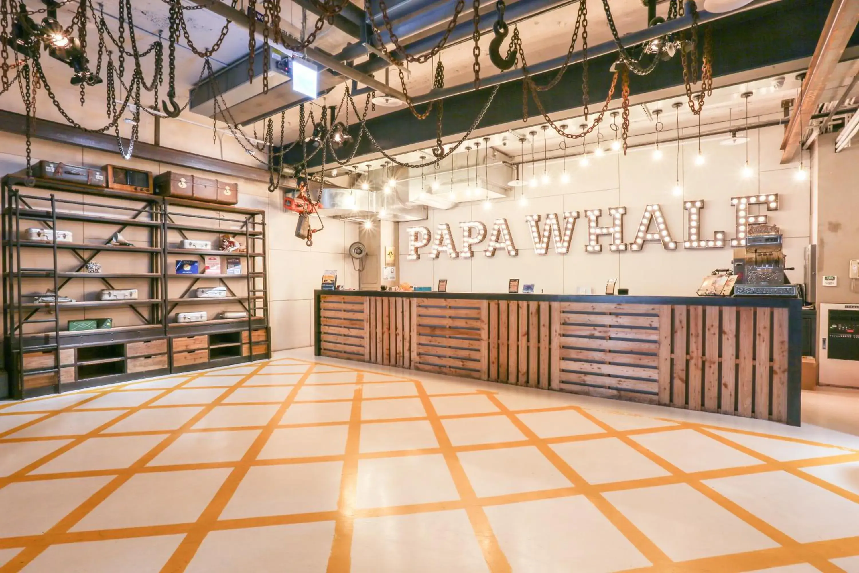 Lobby or reception in Hotel PaPa Whale Lobby or reception in Hotel PaPa Whale