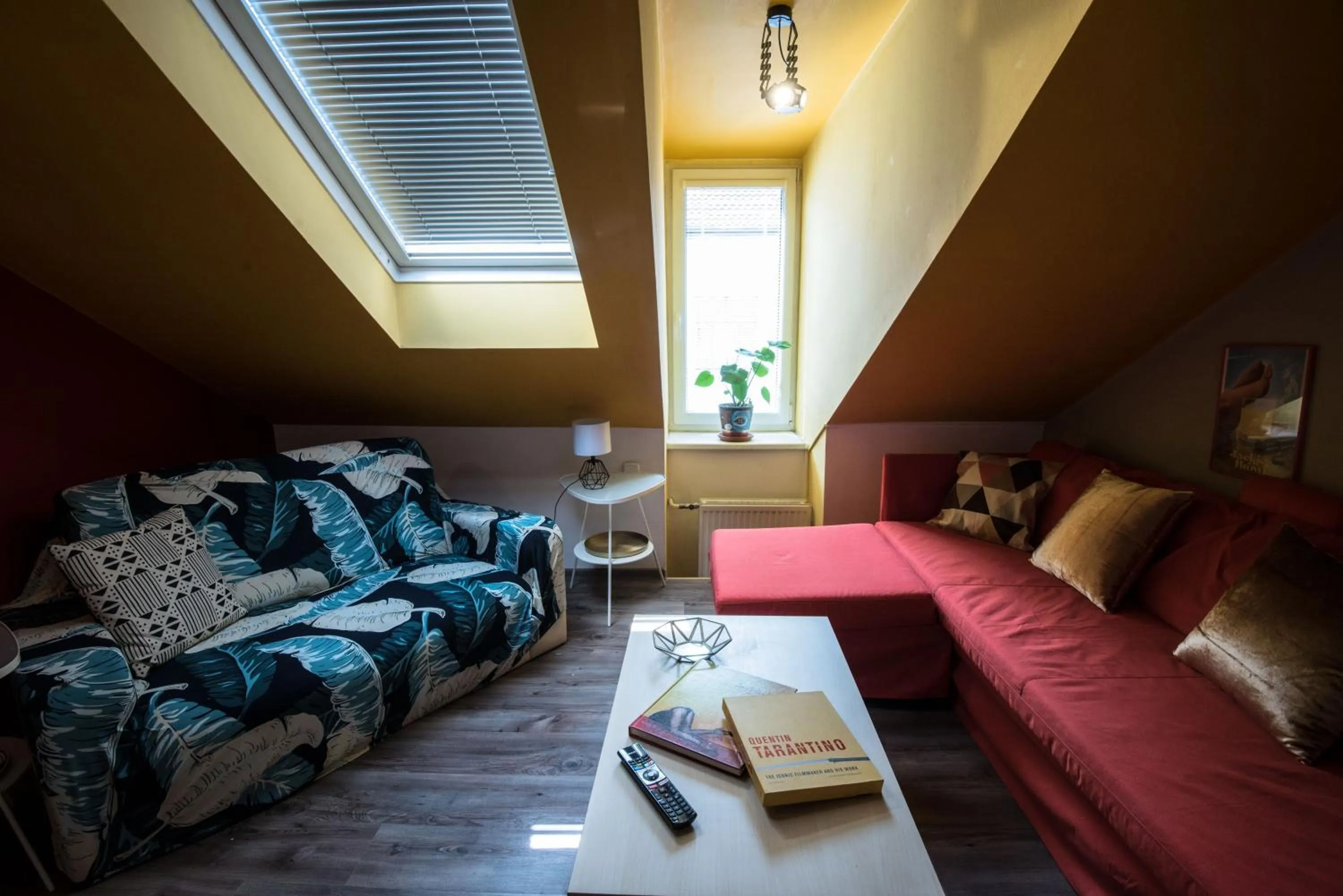 Living room in Brix Hostel