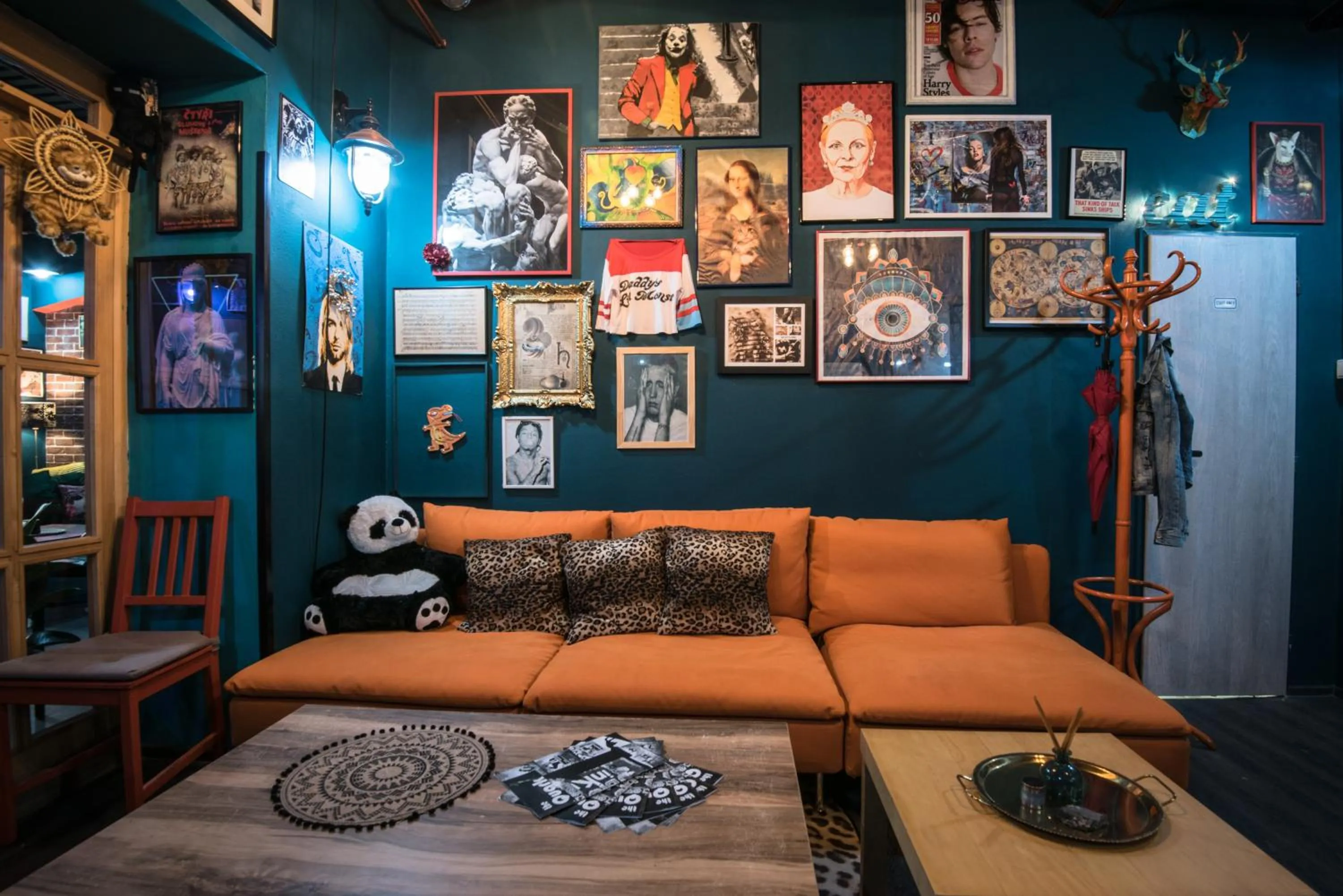 Communal lounge/ TV room in Brix Hostel