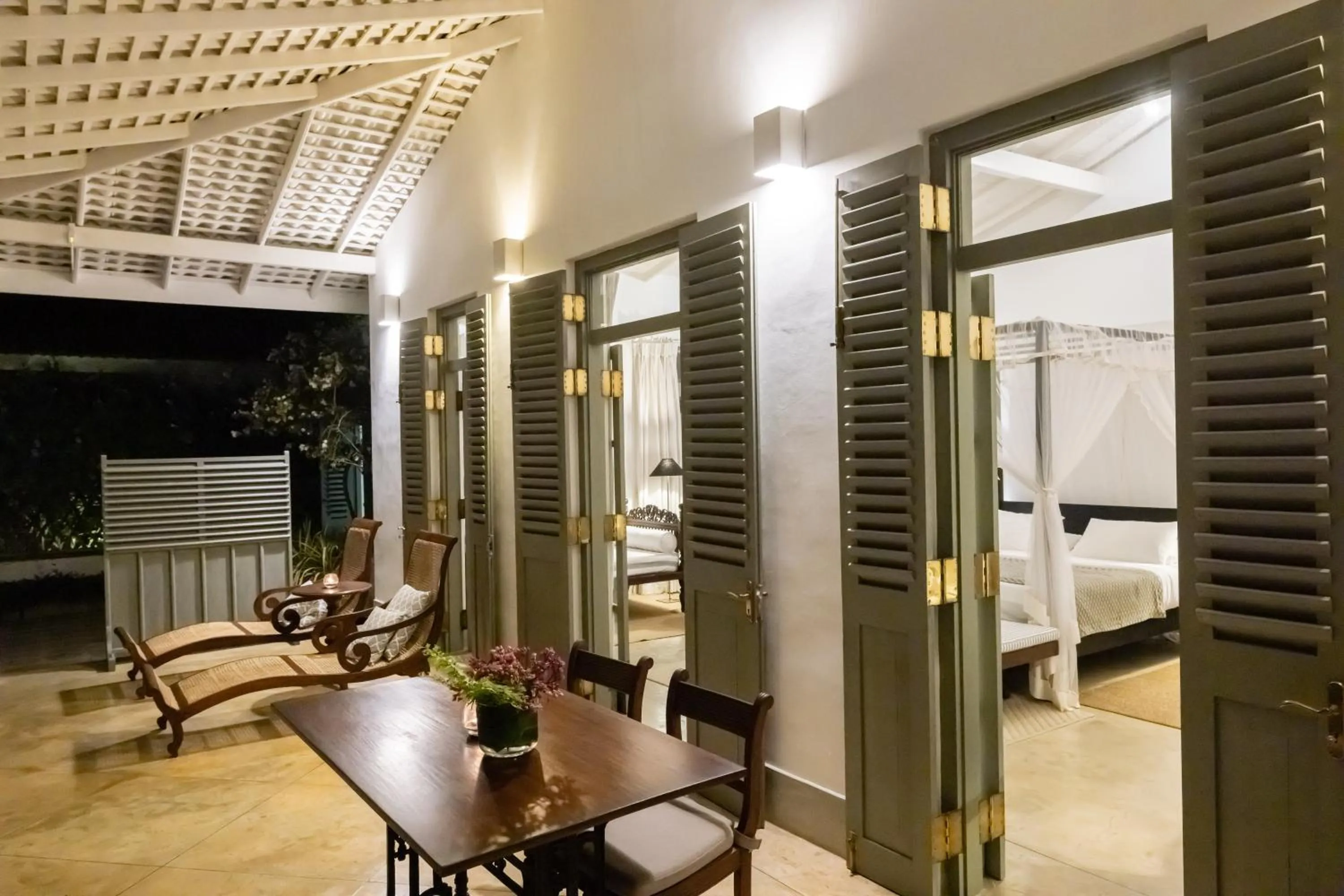 Seating area in Taru Villas Mawella - Tangalle