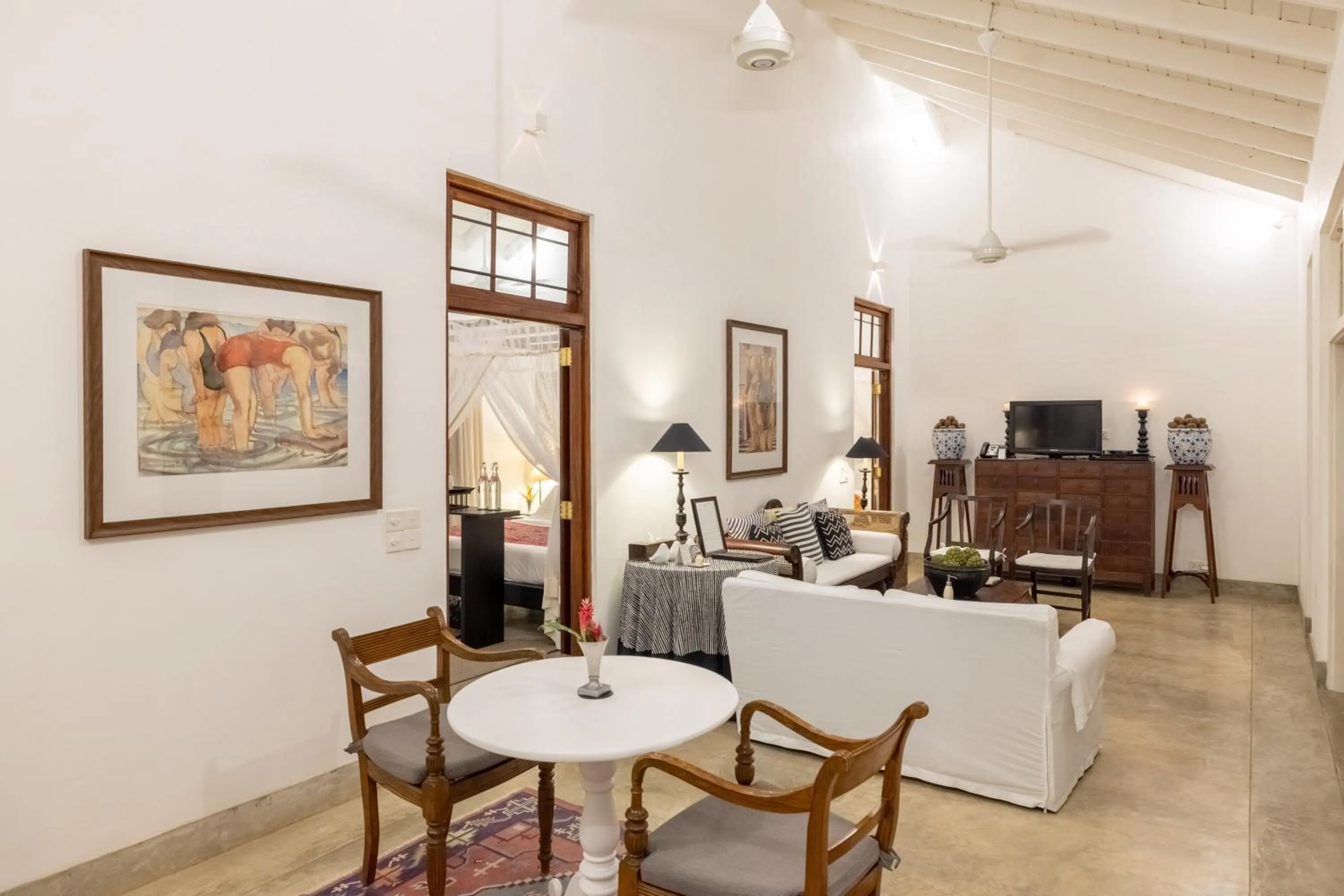 Seating area in Taru Villas Mawella - Tangalle