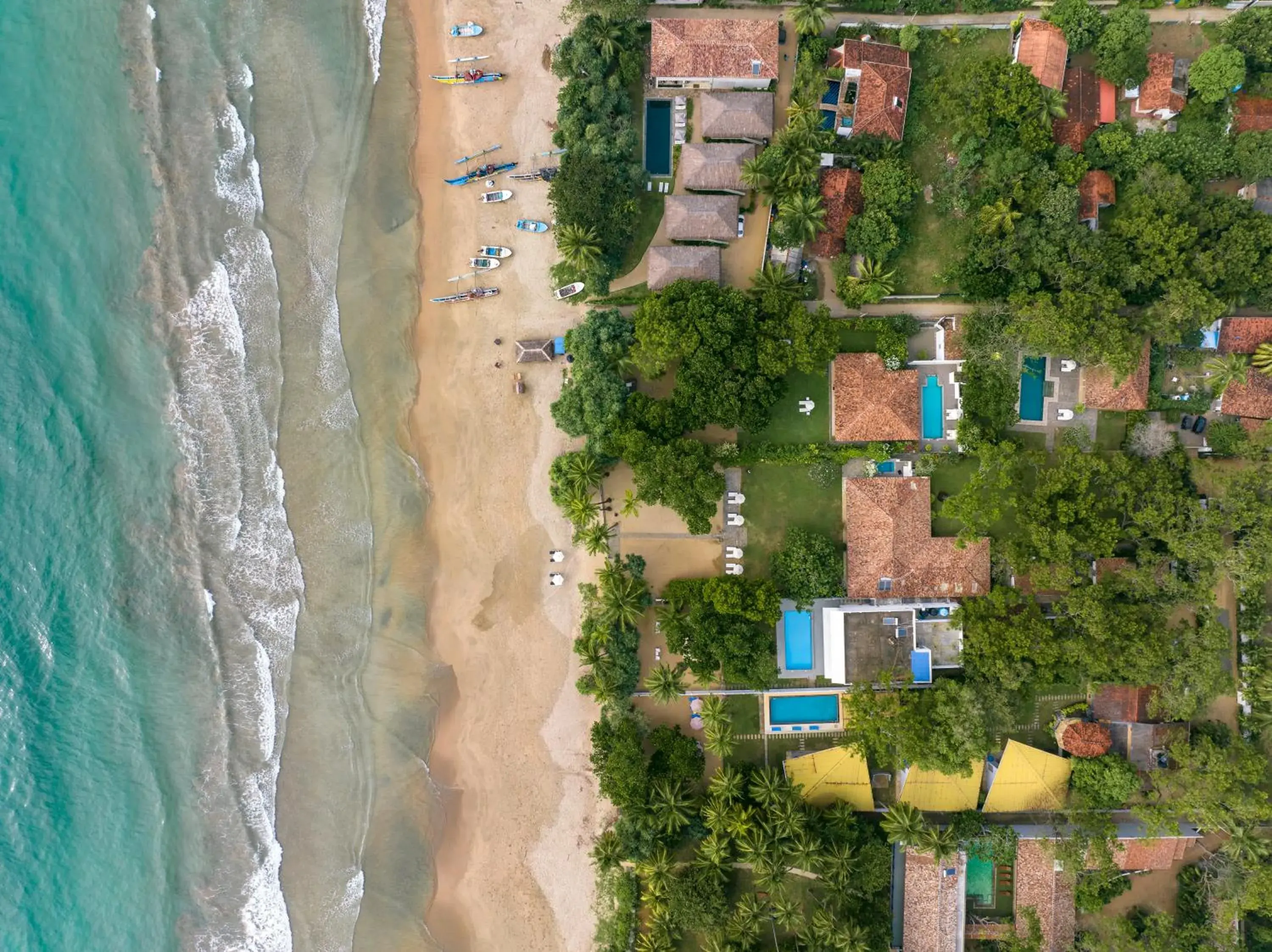 Bird's eye view in Taru Villas Mawella - Tangalle Bird's eye view in Taru Villas Mawella - Tangalle