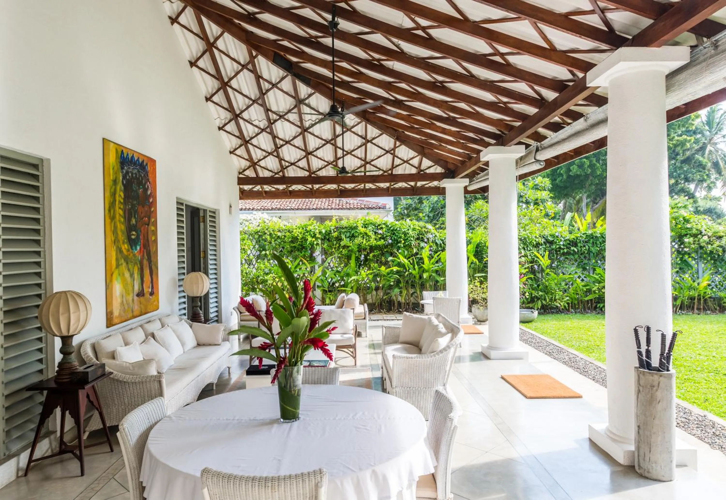 Patio in Taru Villas Mawella - Tangalle