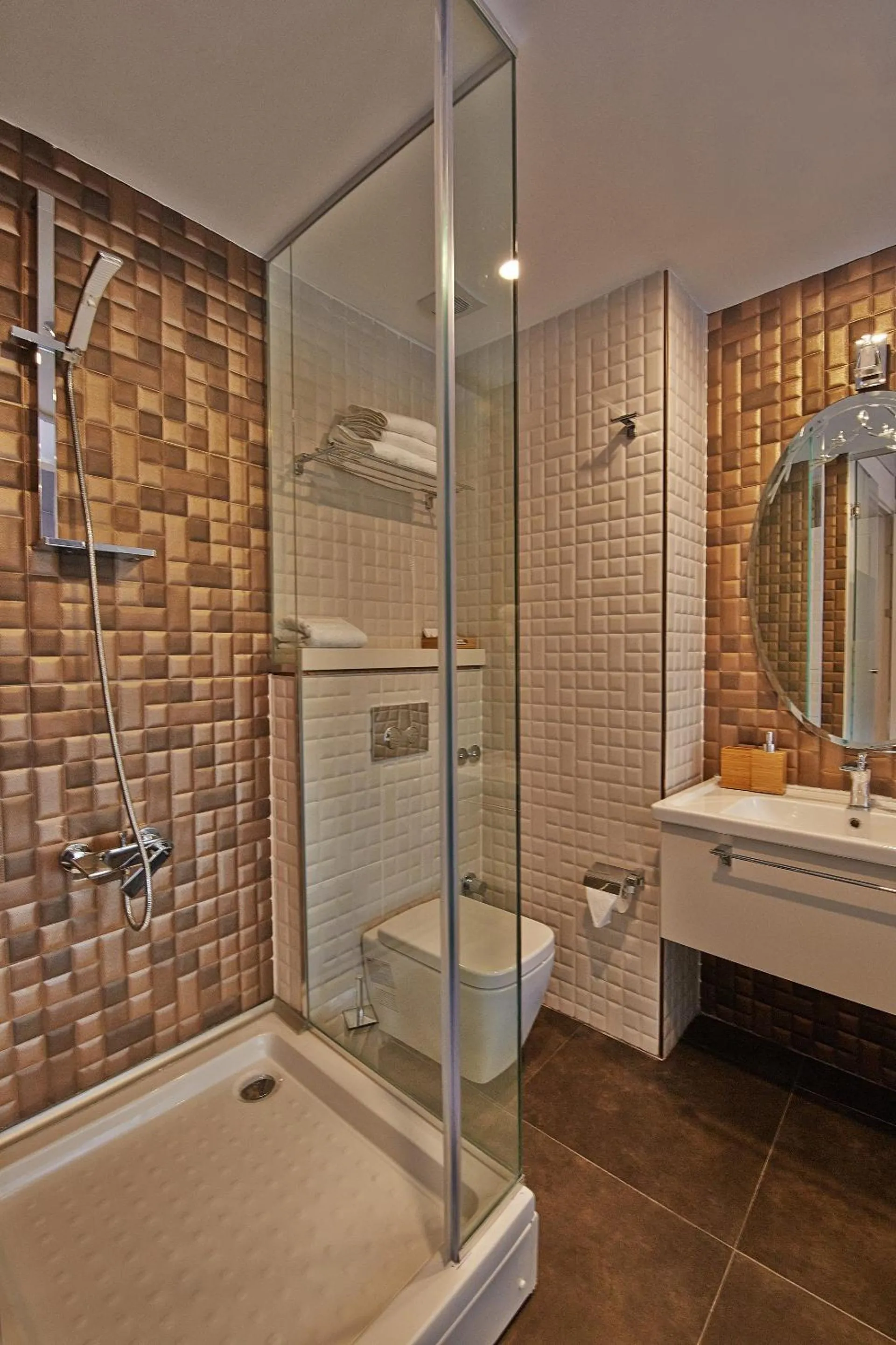 Shower in Arart Hotel