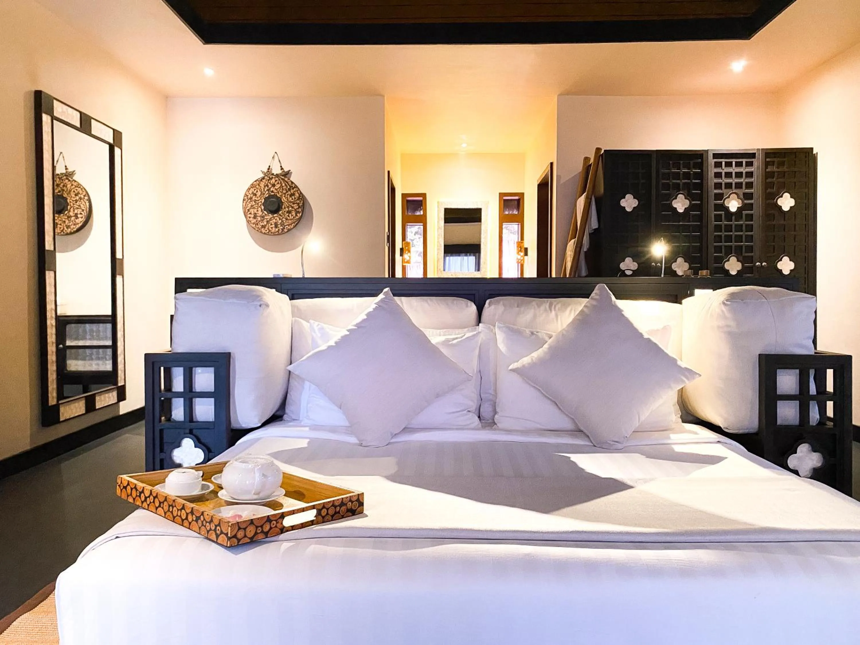 Living room, Bed in Cauayan Island Resort and Spa