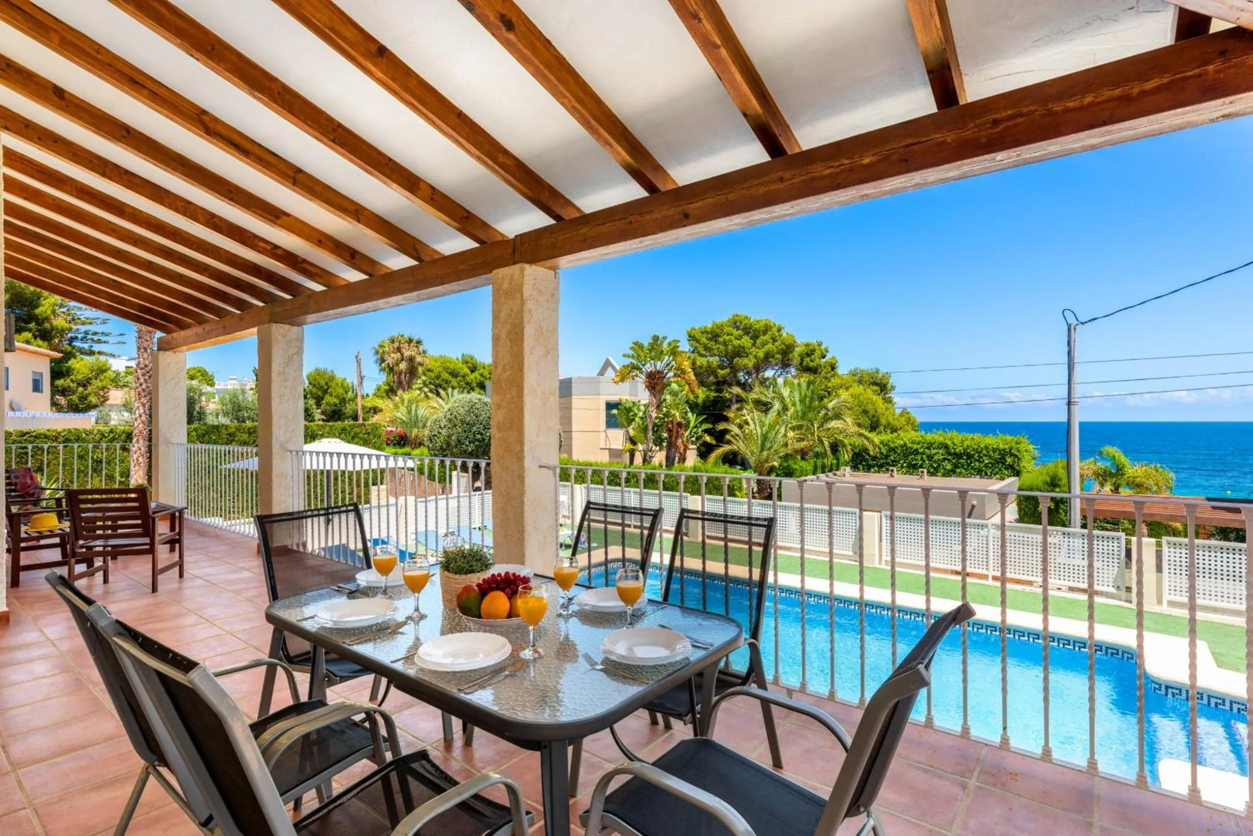 Balcony/Terrace in Villa Dorada - PlusHolidays
