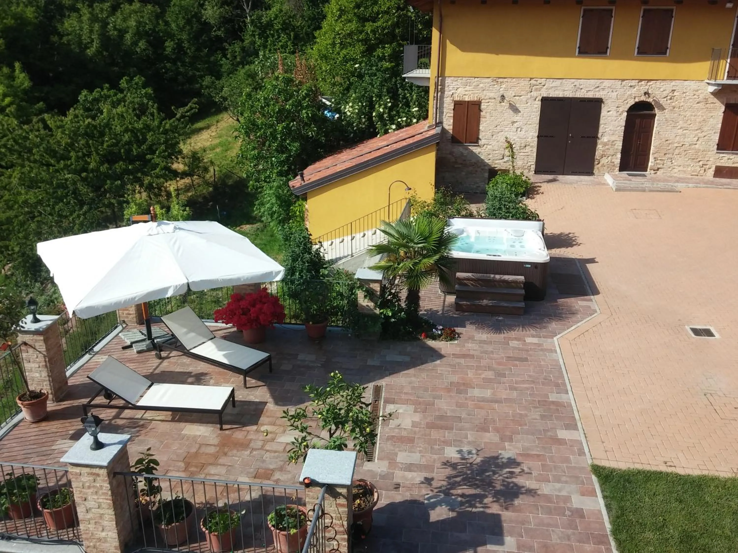 Garden view in Il Ghiro Dormiglione