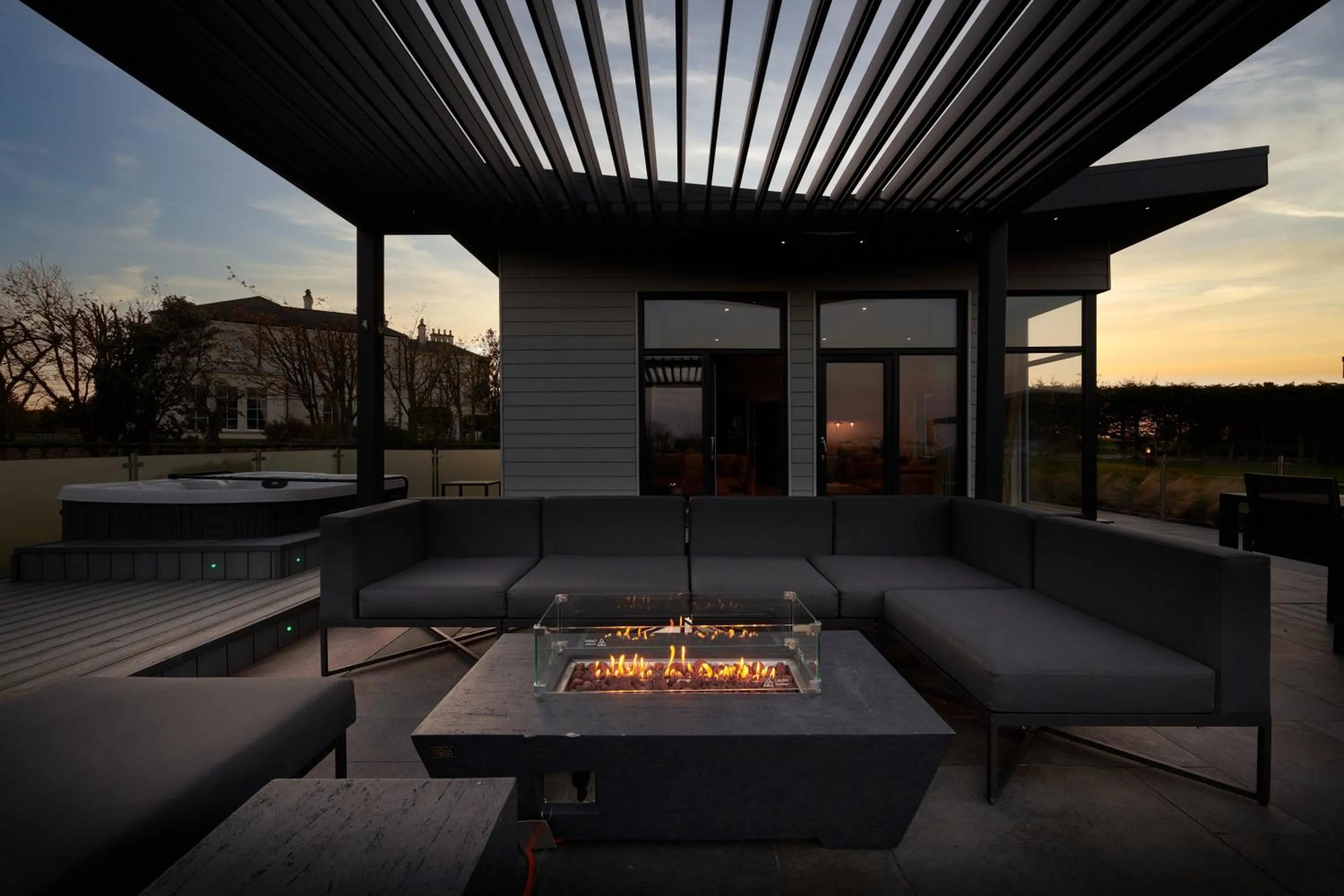 Patio in Seaham Hall and Serenity Spa