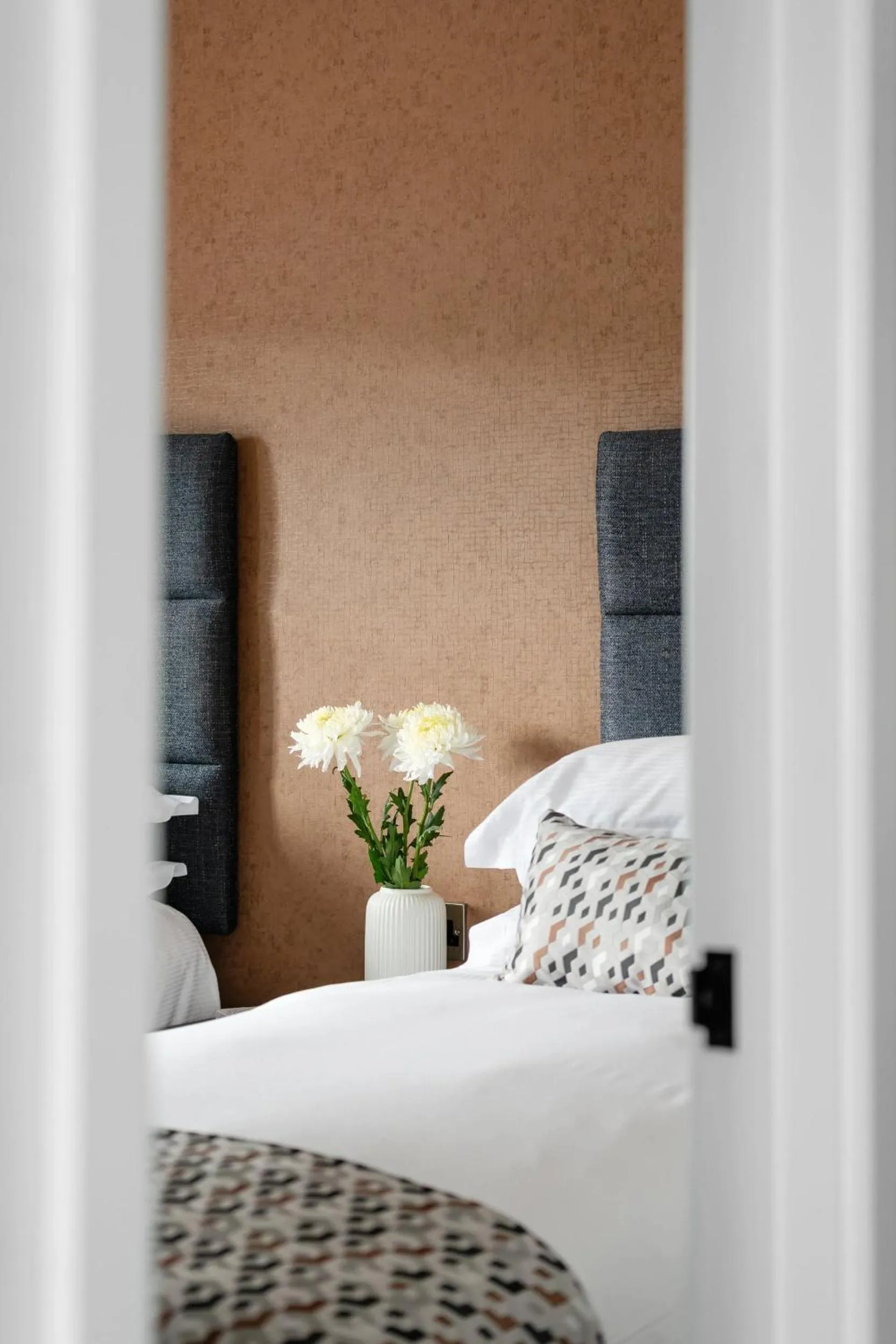 Bedroom, Bed in Seaham Hall and Serenity Spa