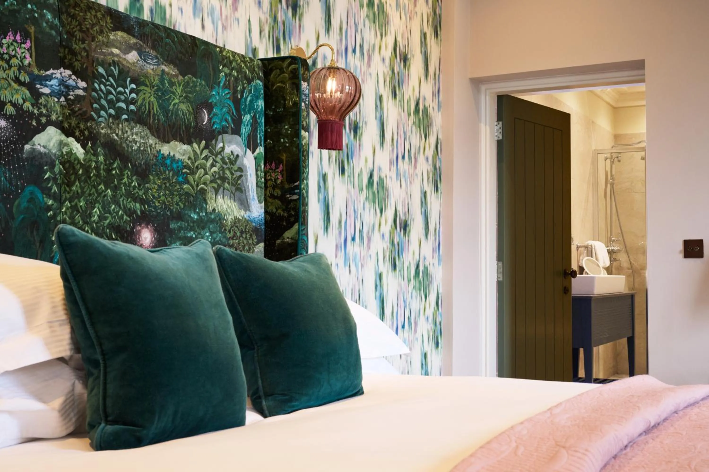 Bedroom, Bed in Seaham Hall and Serenity Spa