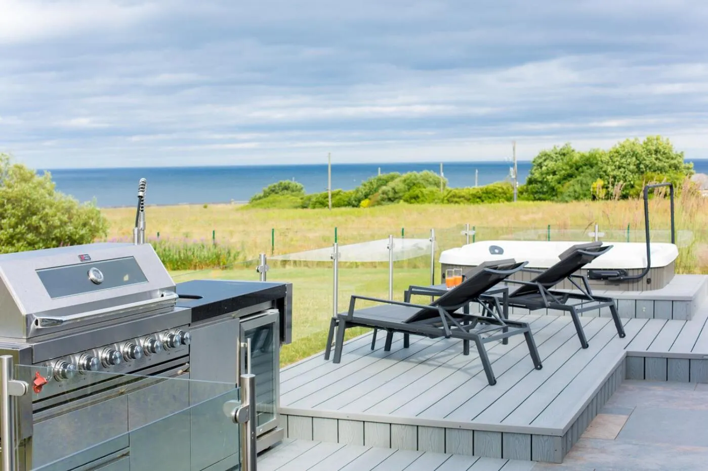 BBQ facilities in Seaham Hall and Serenity Spa